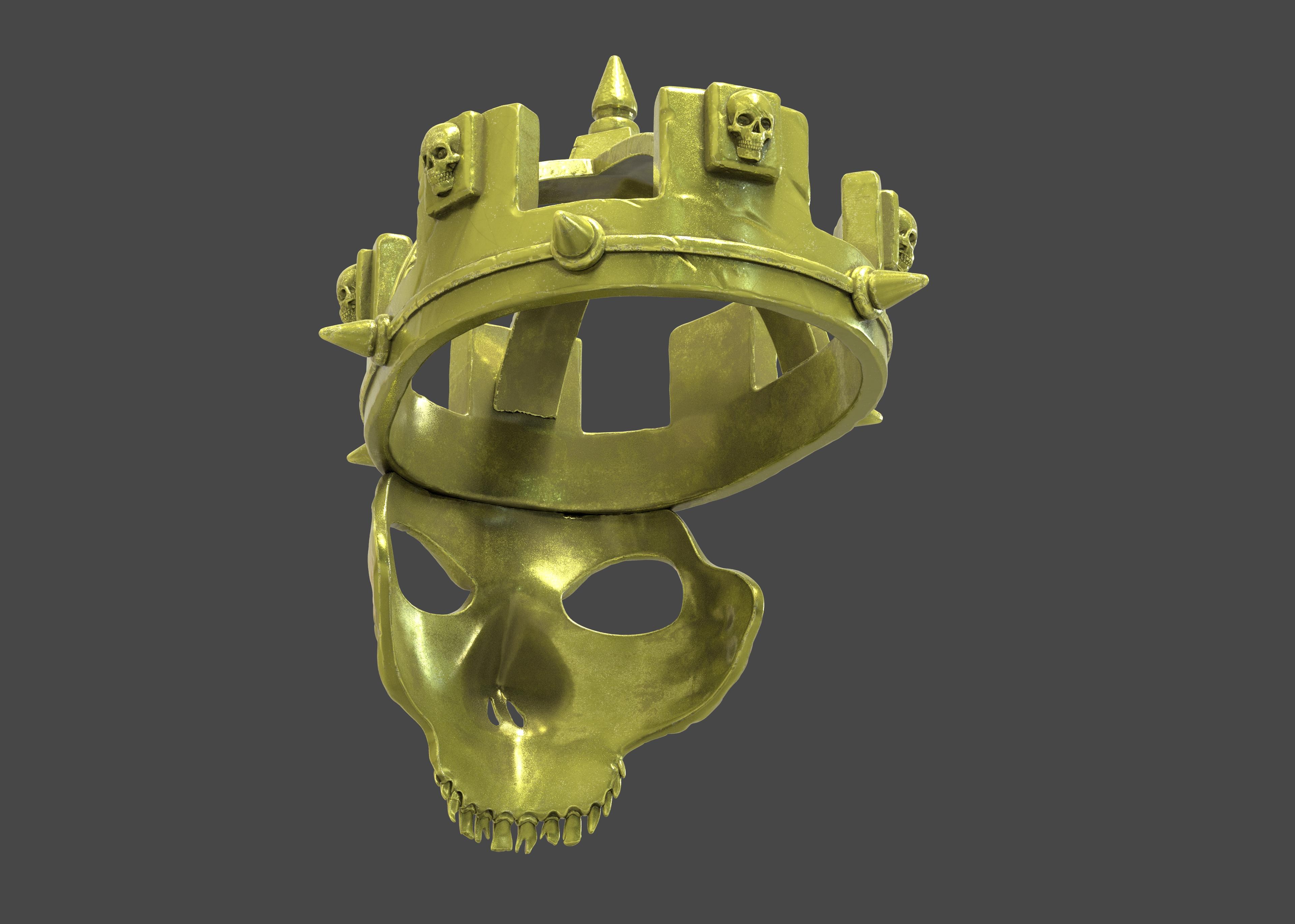 Triple H Skull Crown 3d model