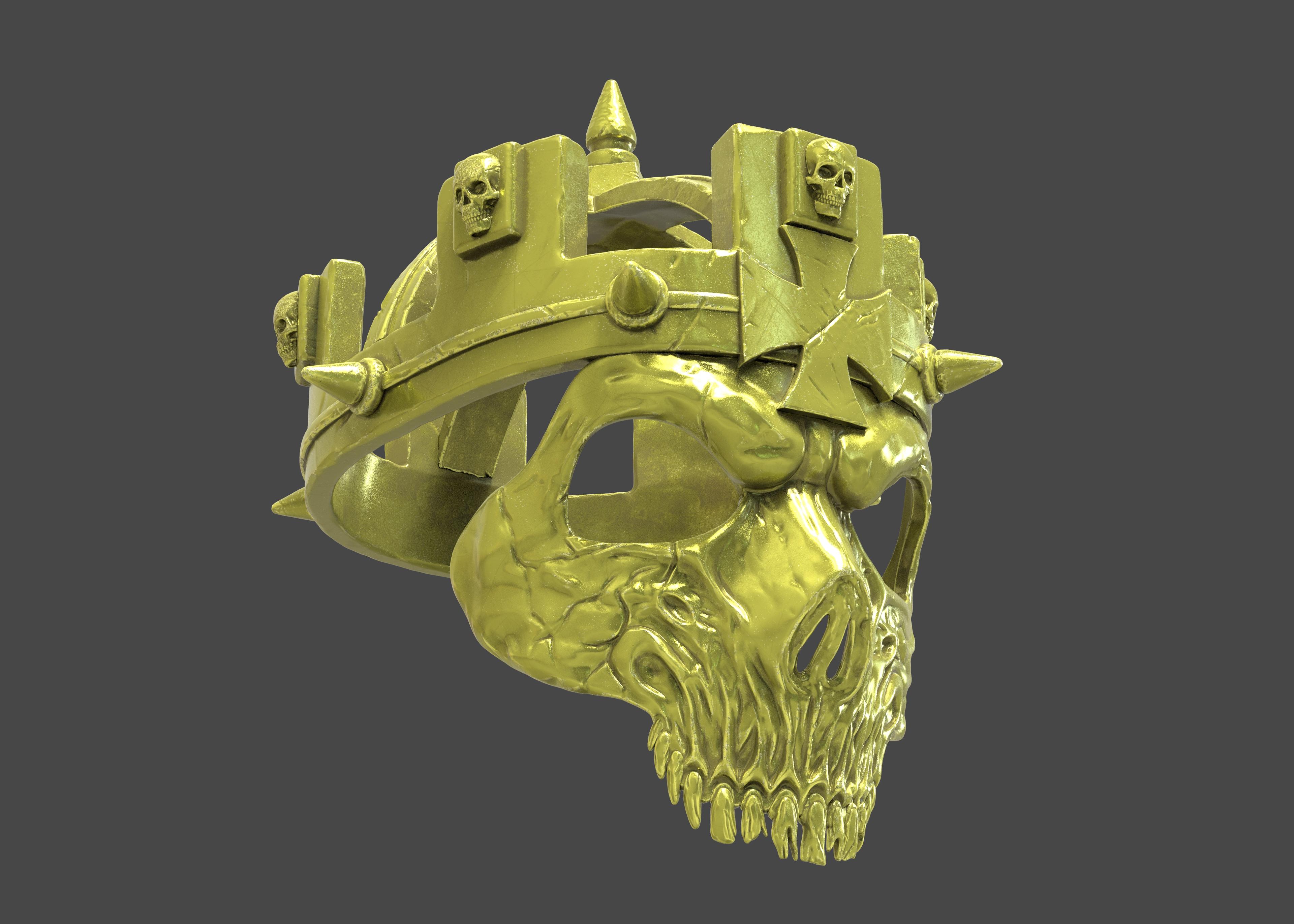 Triple H Skull Crown 3d model