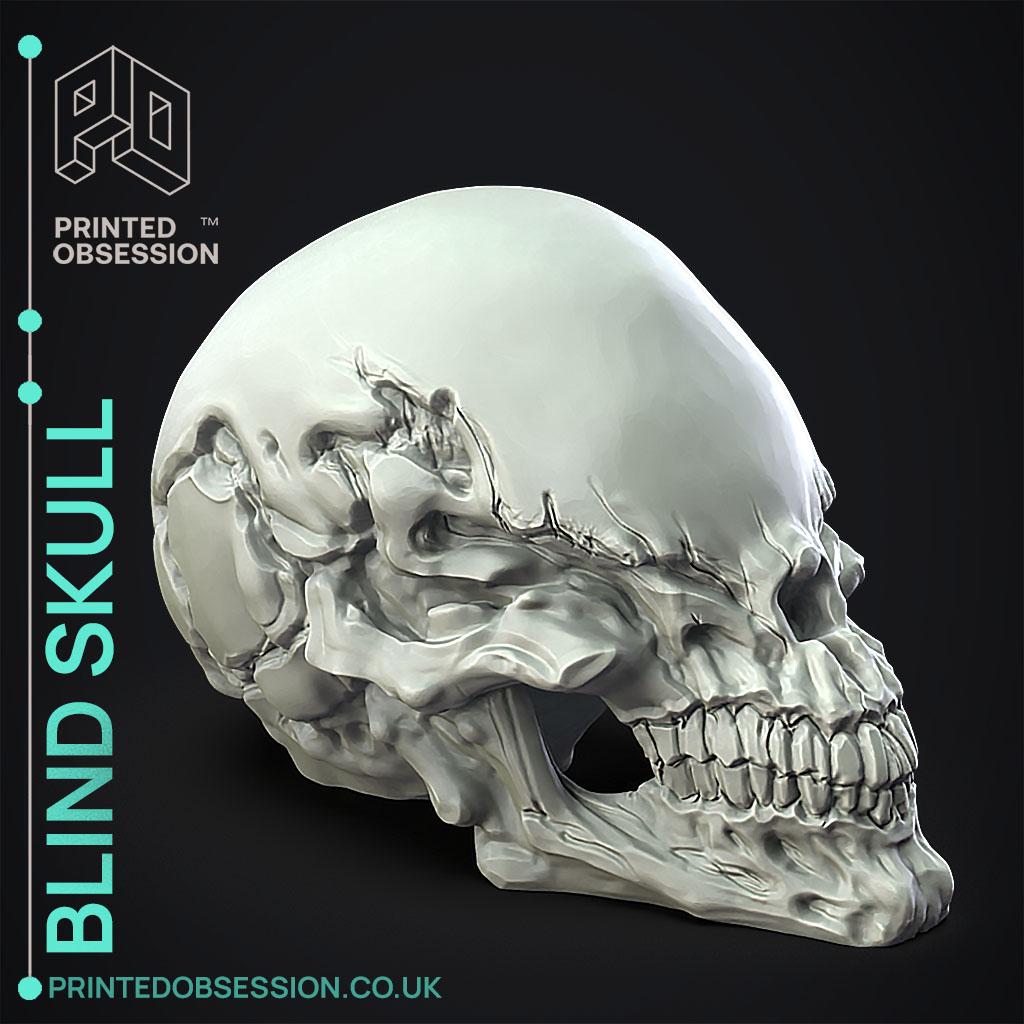 Blind Skull - Sculpture 3d model