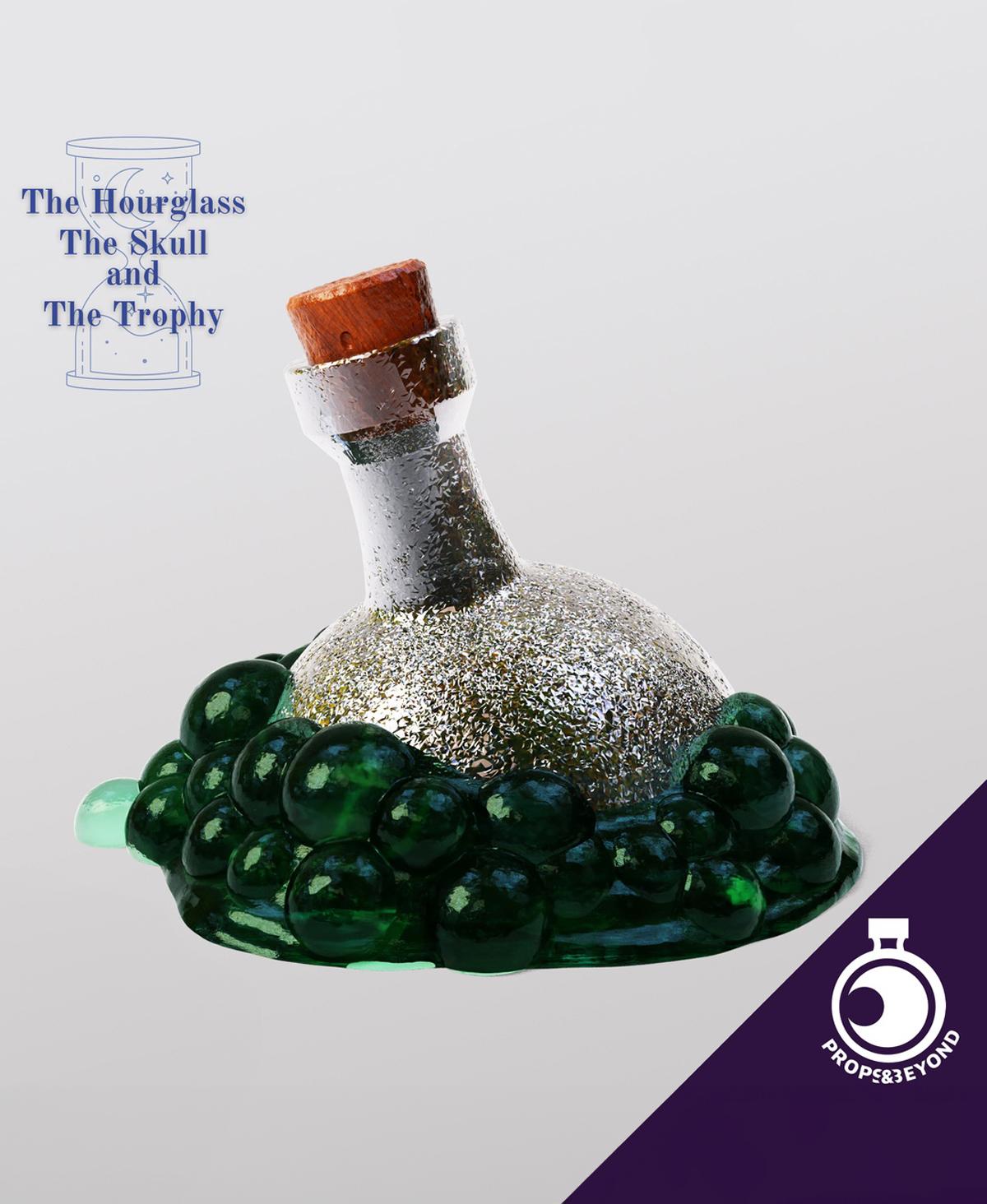 March 2022 Prop Drop - The Hourglass, the Skull and the Trophy 3d model