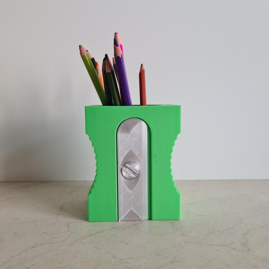 Sharpener pencil holder 3d model