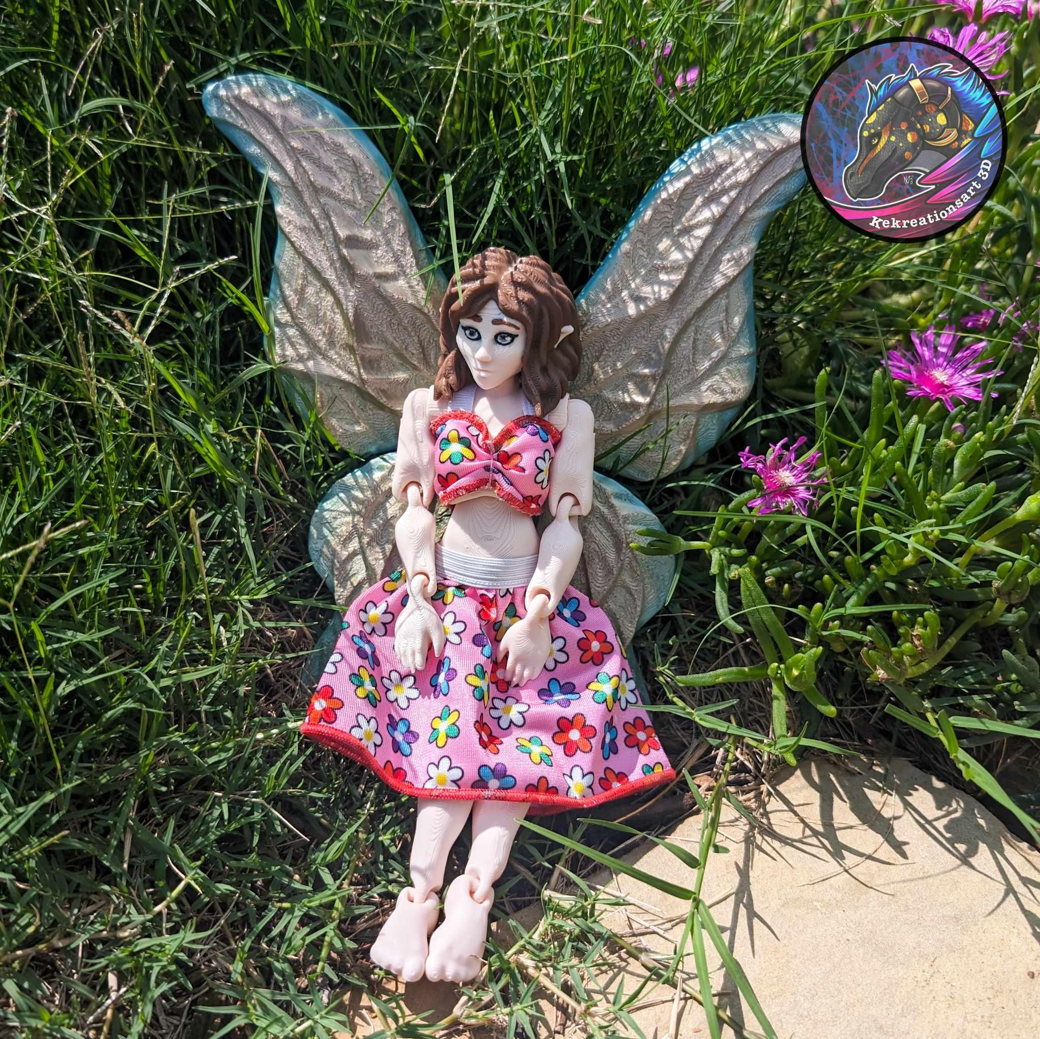 Flexi Fairy Doll 3d model