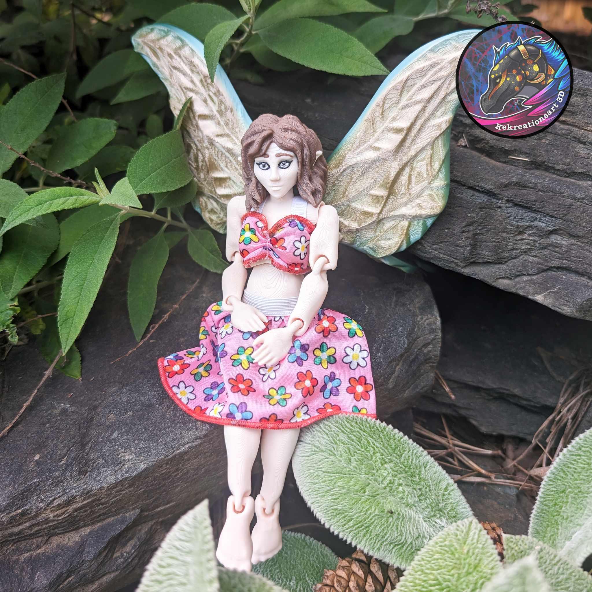 Flexi Fairy Doll 3d model