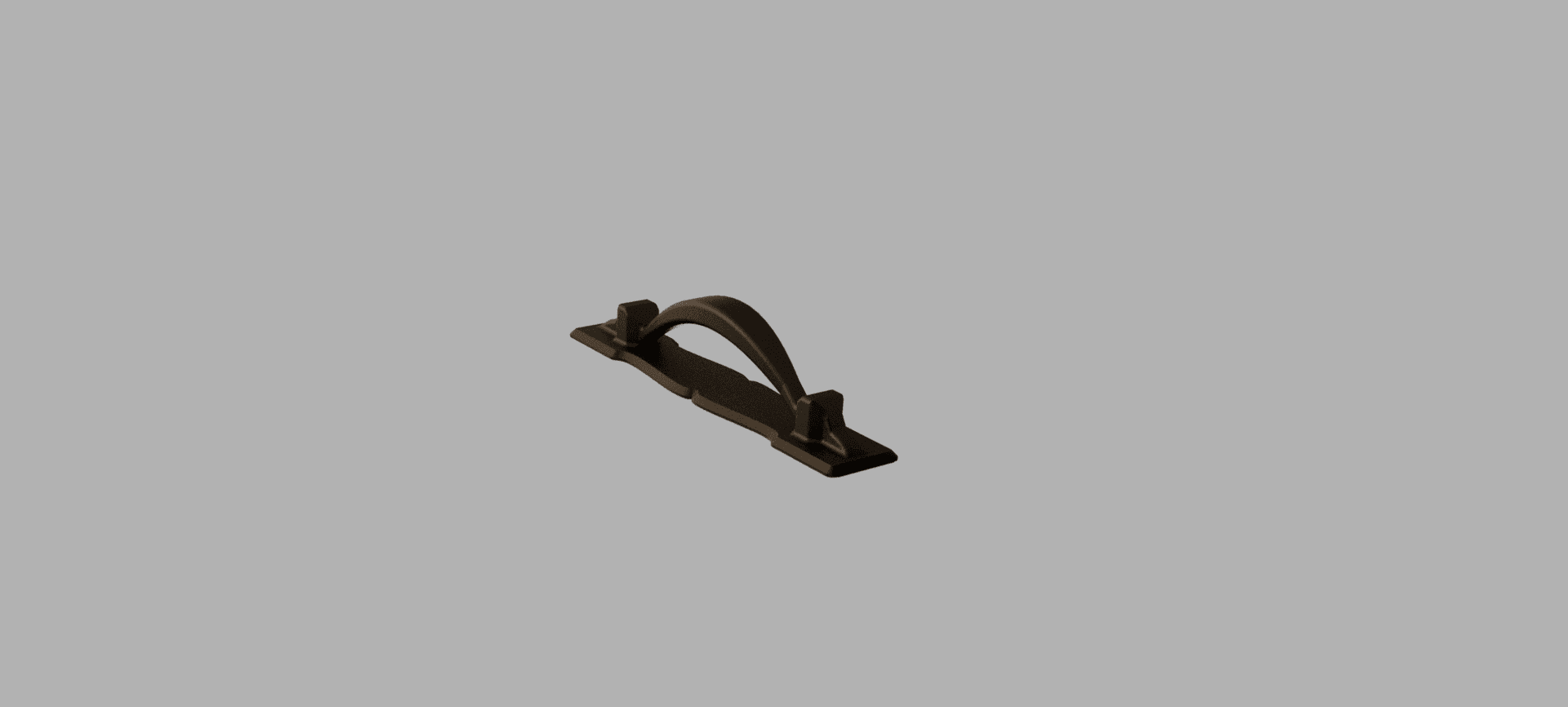 Modern Classic Kitchen Cabinet Drawer Pulls 3d model