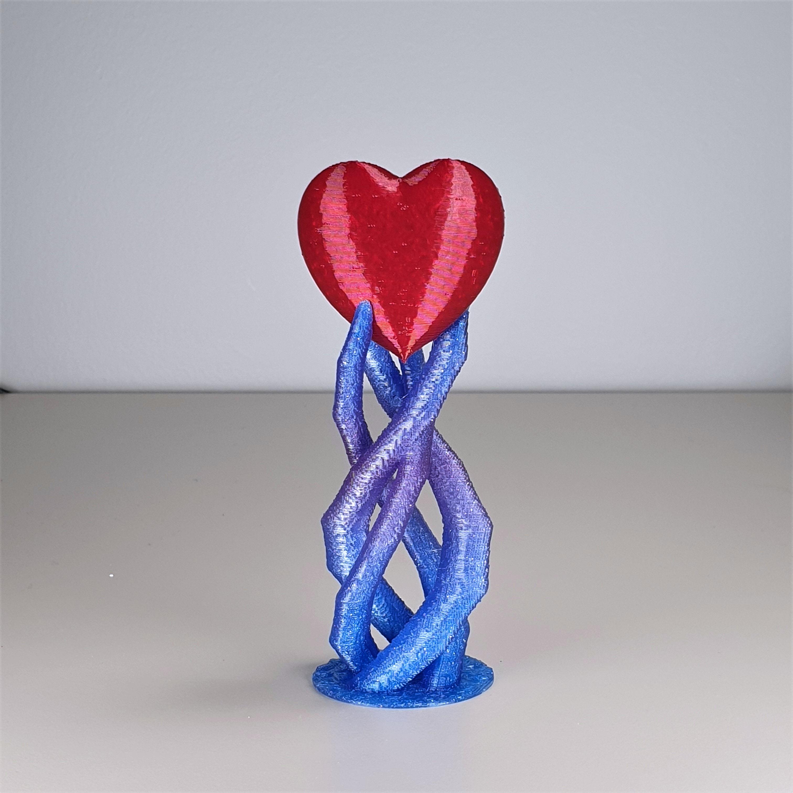 Valentine Heart Ornament 3d model