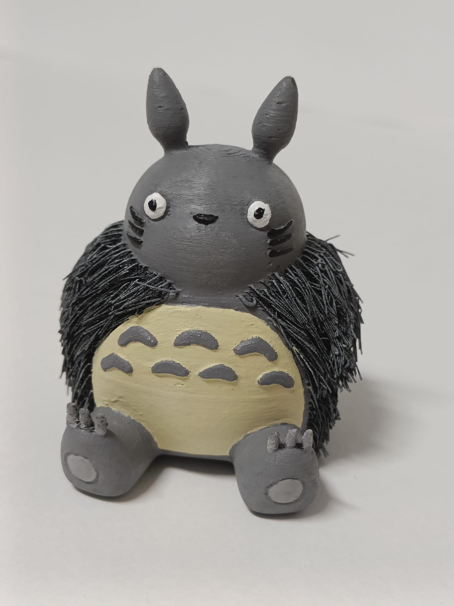 Winter Totoro remixed with Hairify 3d model