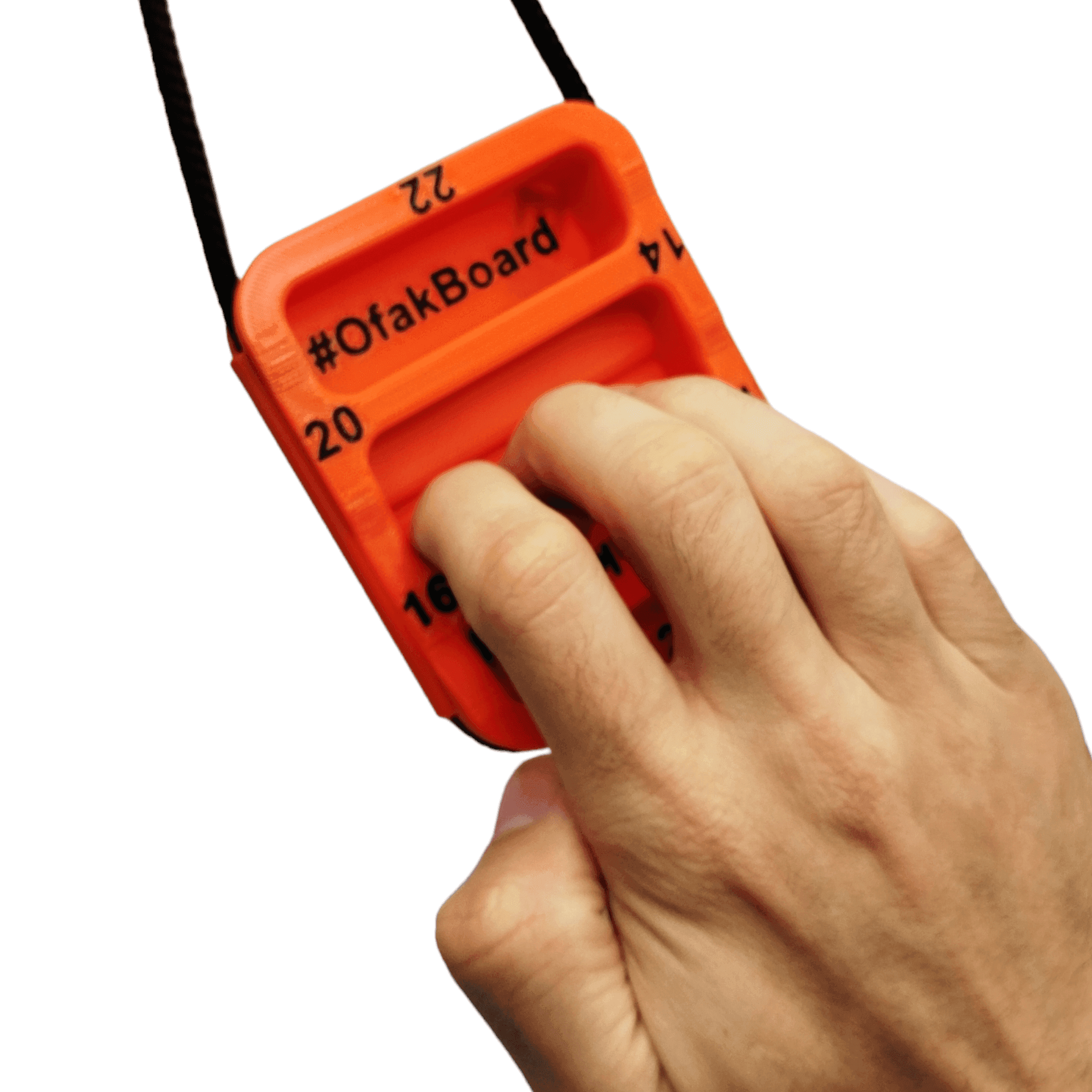 Portable Climbing Hangboard 3d model