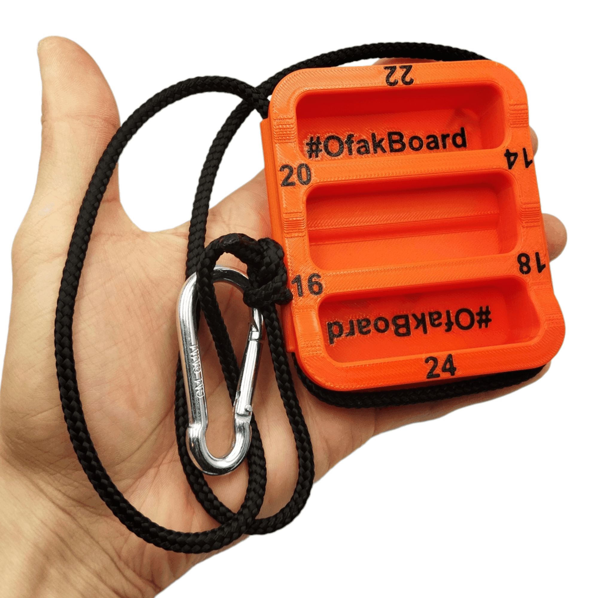 Portable Climbing Hangboard 3d model