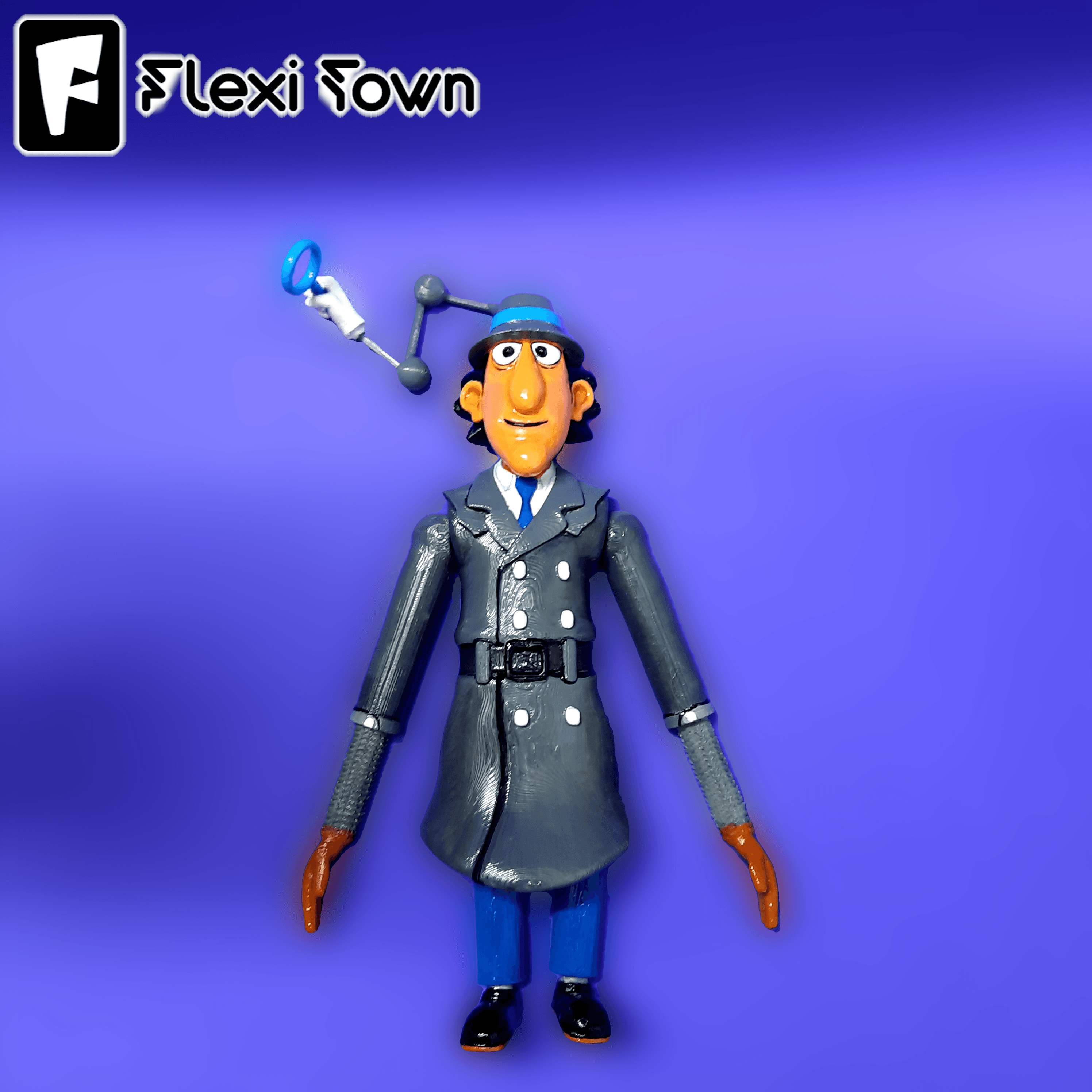 Flexi Print-in-Place Inspector Gadget 3d model