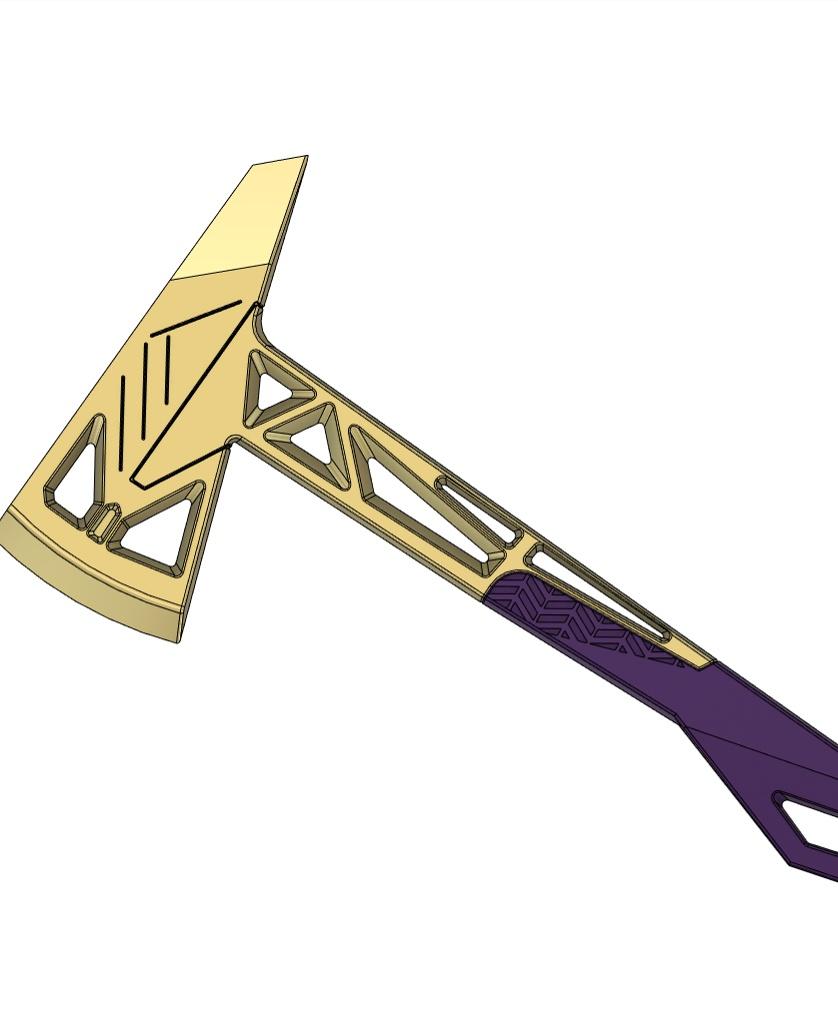 Valorant Prime Axe 3d model