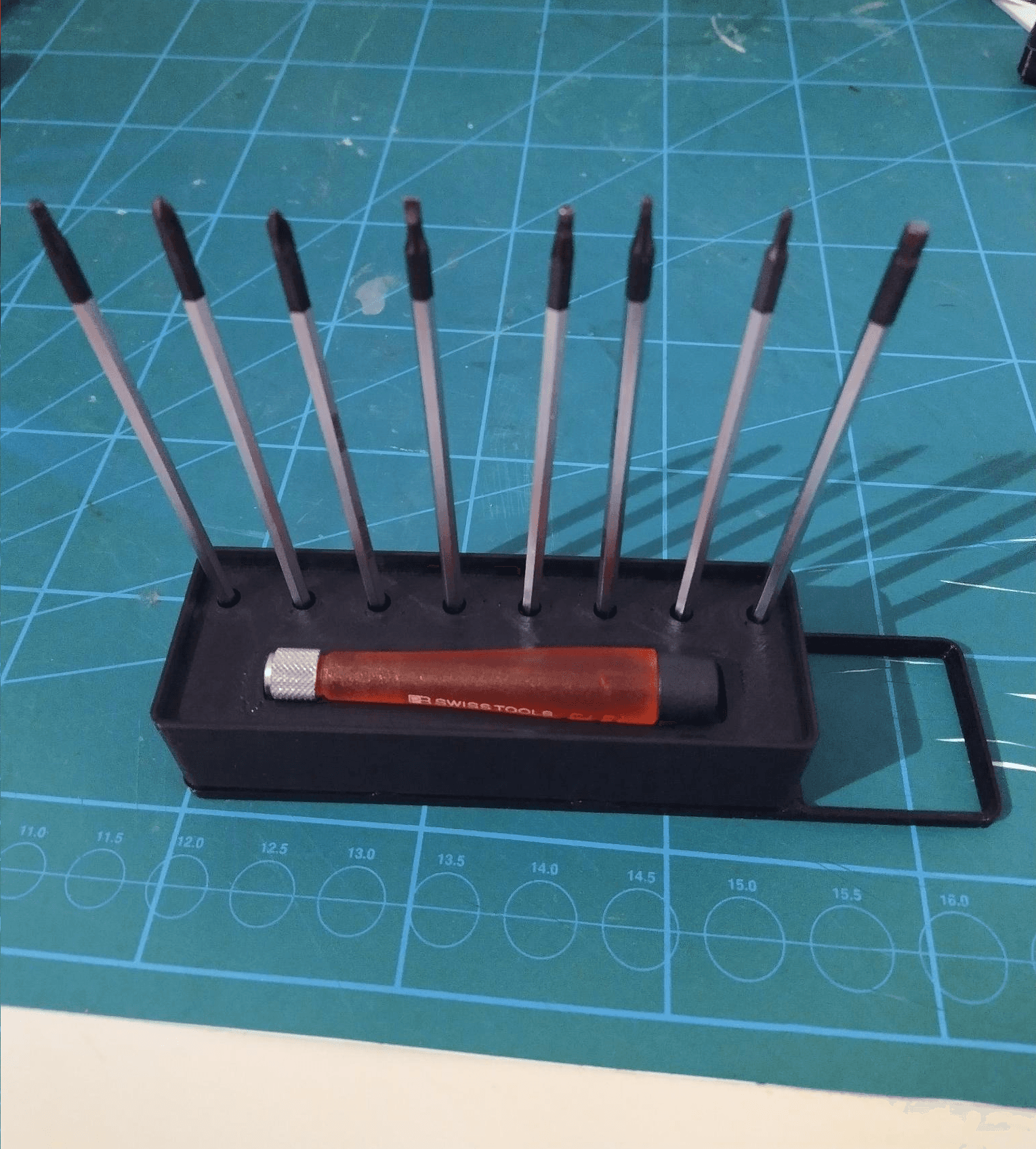 PB Swisstools holder for Gridfinity 1x3 3d model