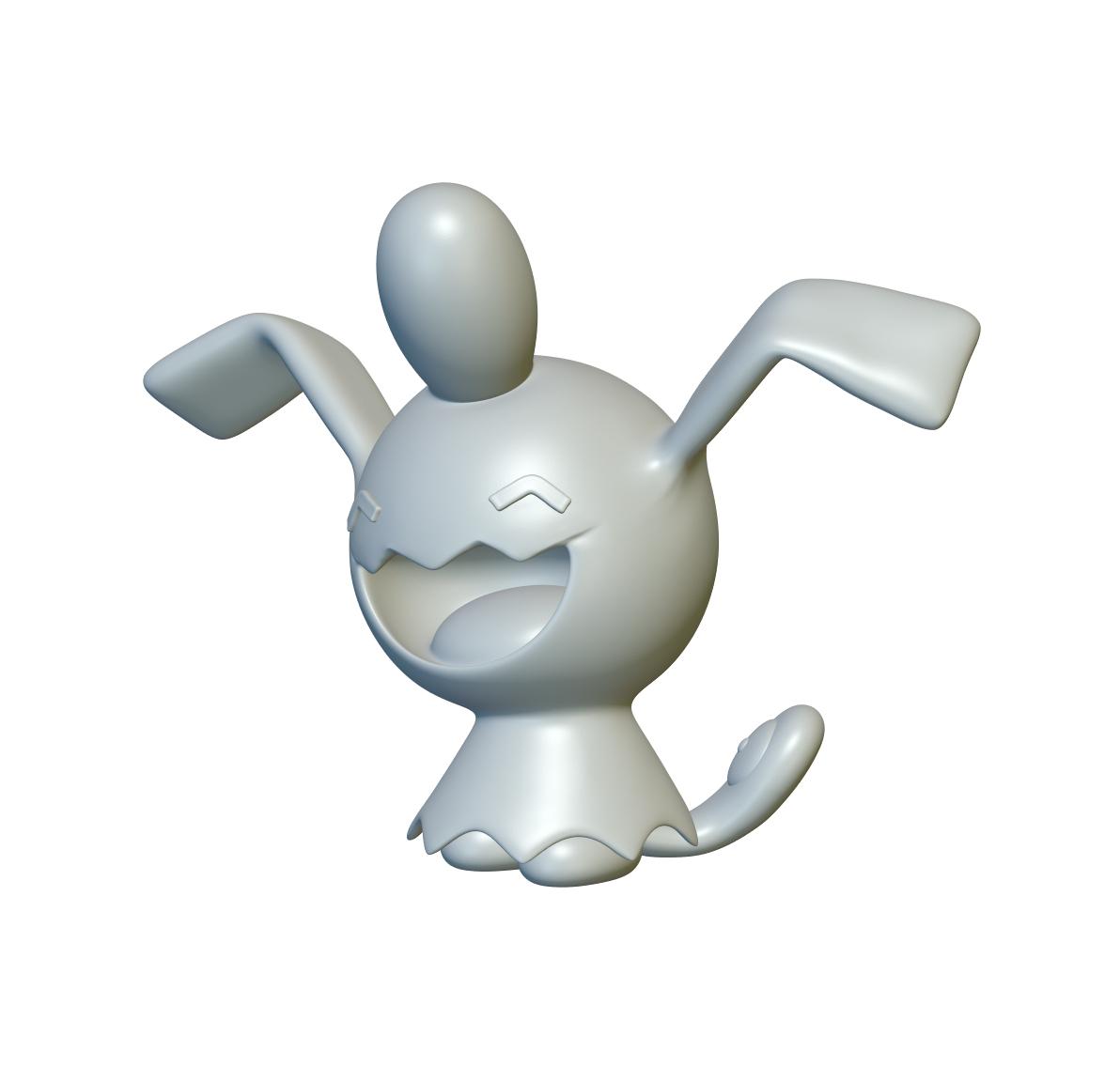 Pokemon Wynaut #360 - Optimized for 3D Printing 3d model