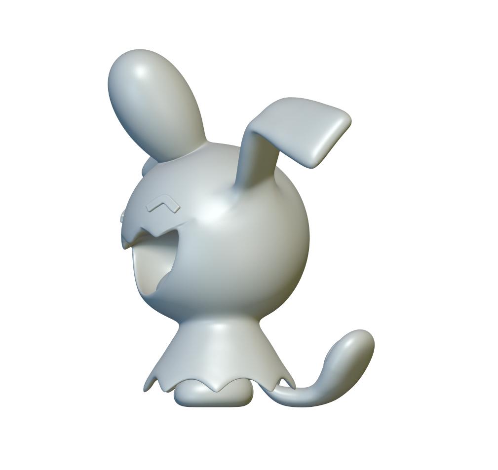 Pokemon Wynaut #360 - Optimized for 3D Printing 3d model