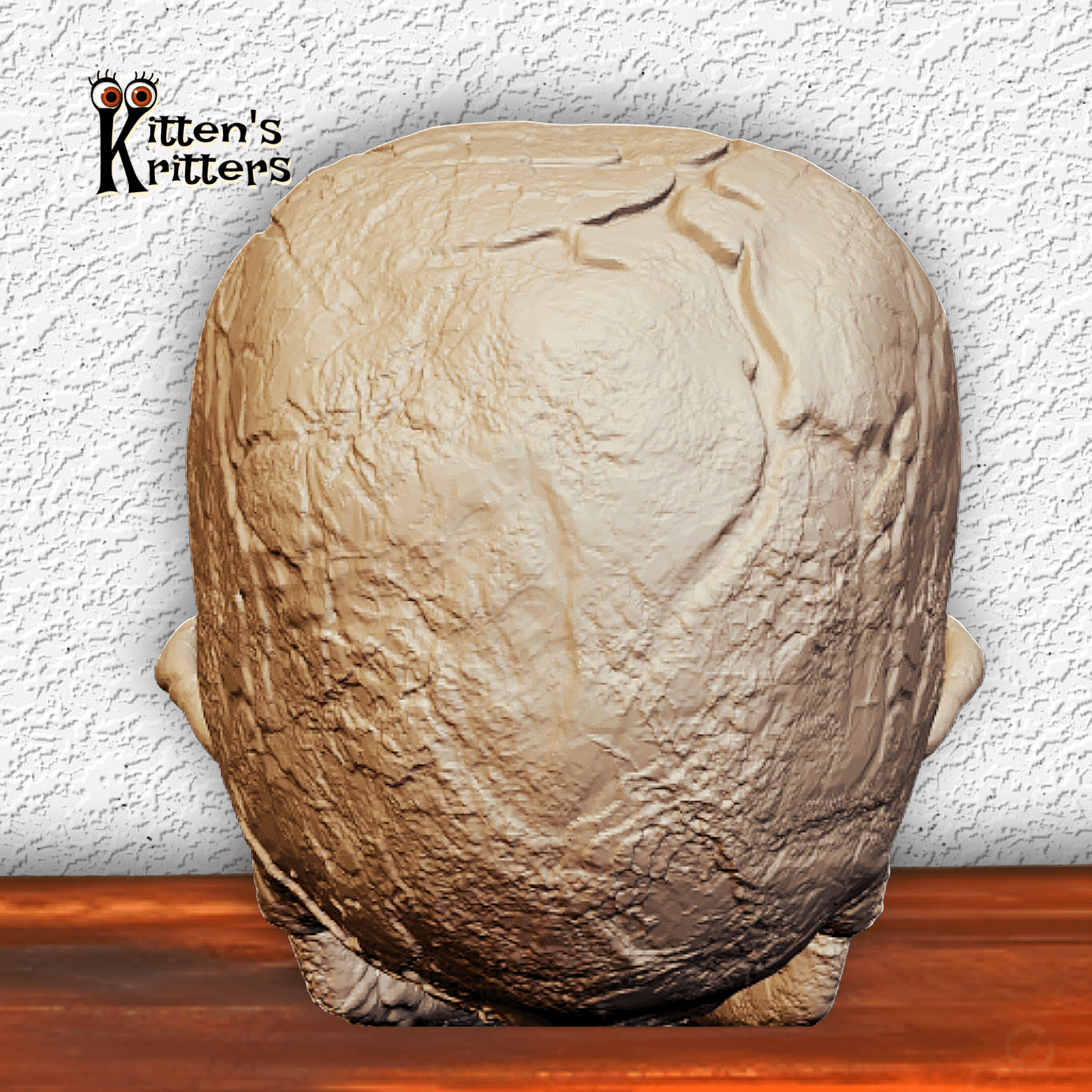 Realistic Neanderthal Skull Halloween Decor 3d model