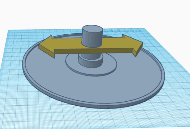 Basic Game Spinner 3d model