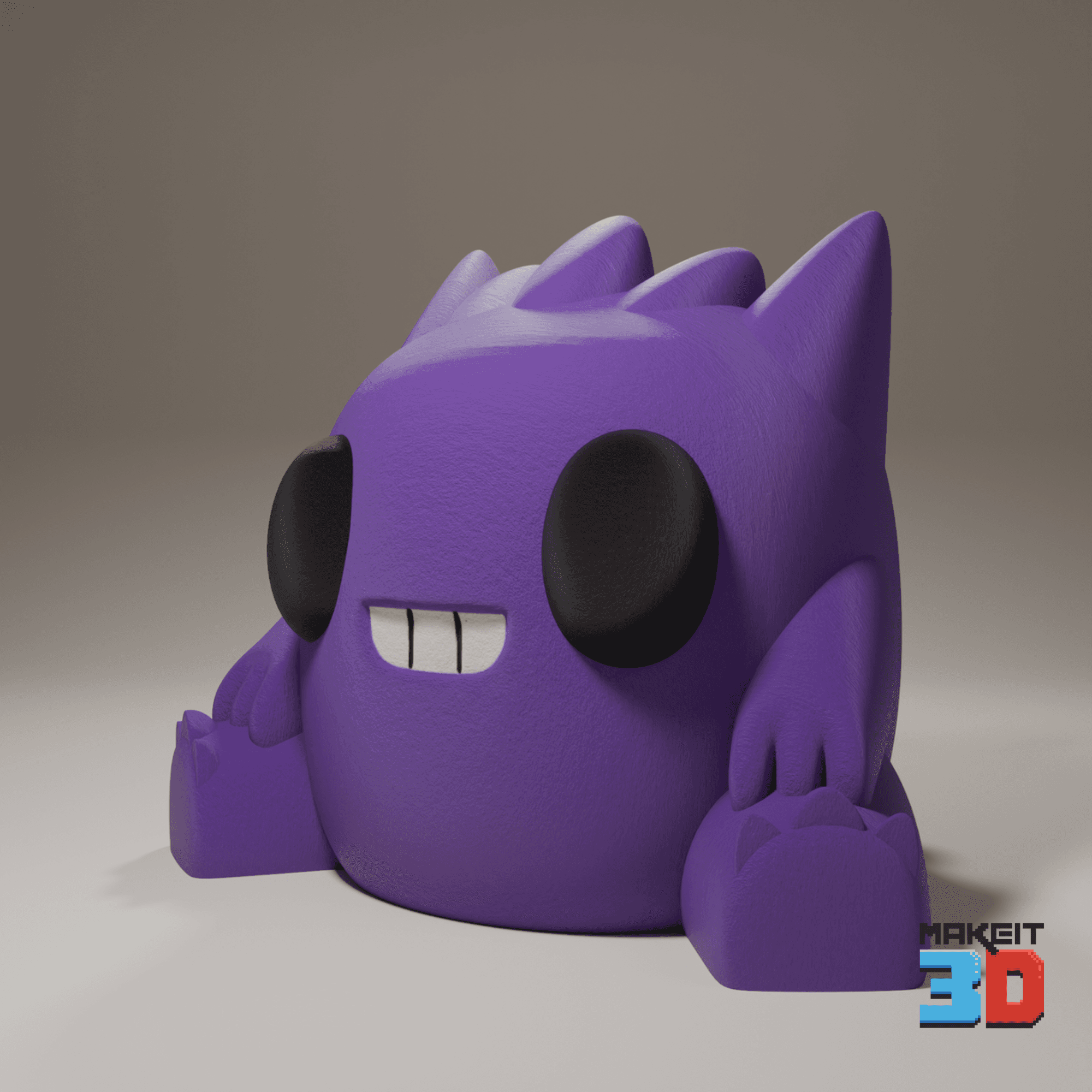 3D Printable Chibi Gengar 3d model