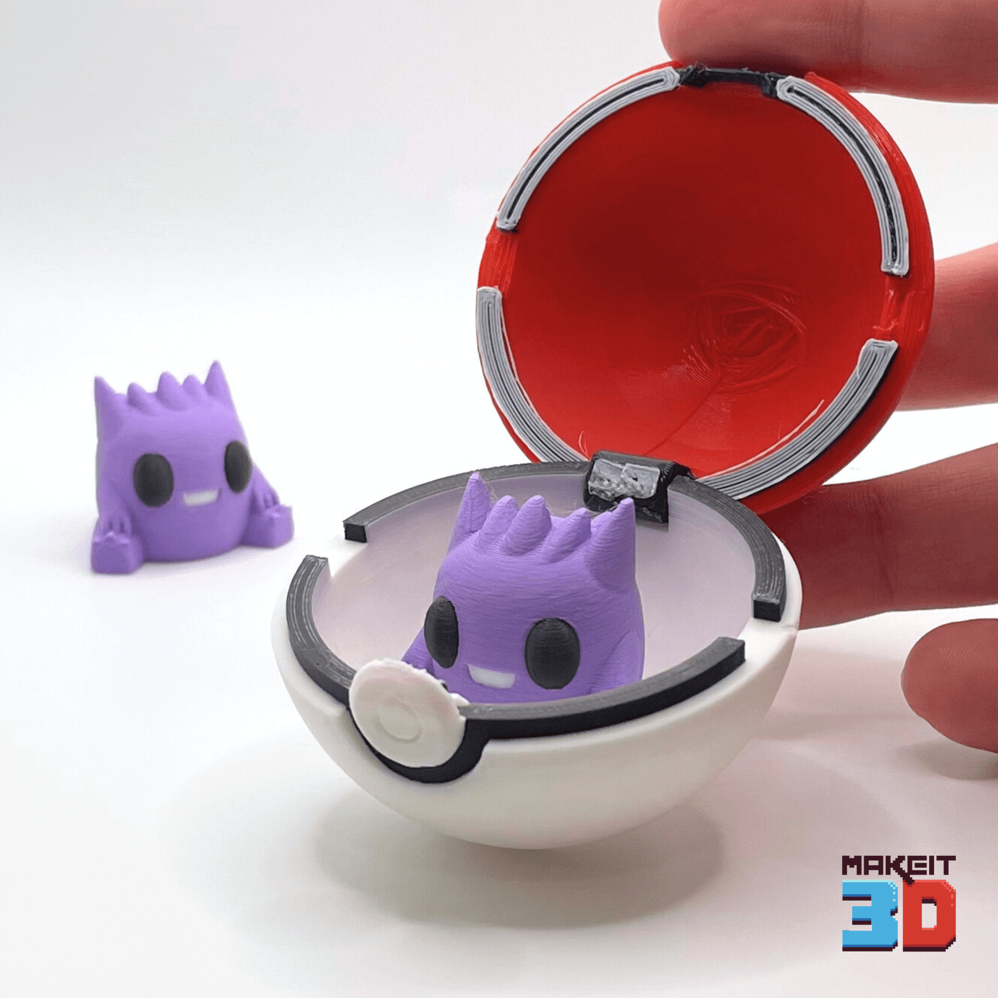 3D Printable Chibi Gengar 3d model