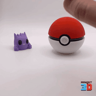 3D Printable Chibi Gengar 3d model