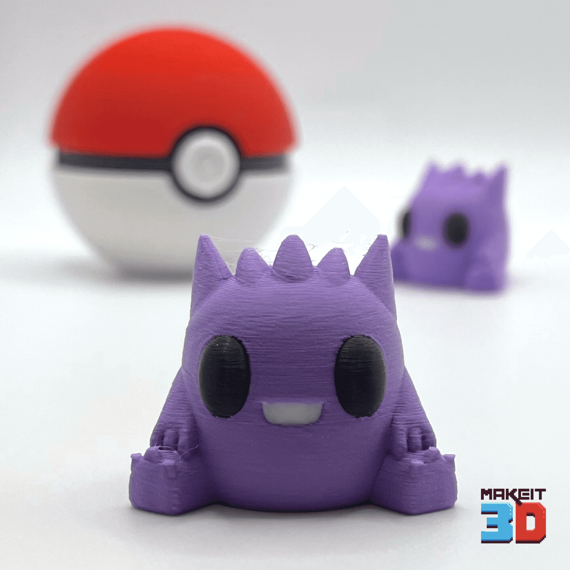 3D Printable Chibi Gengar 3d model