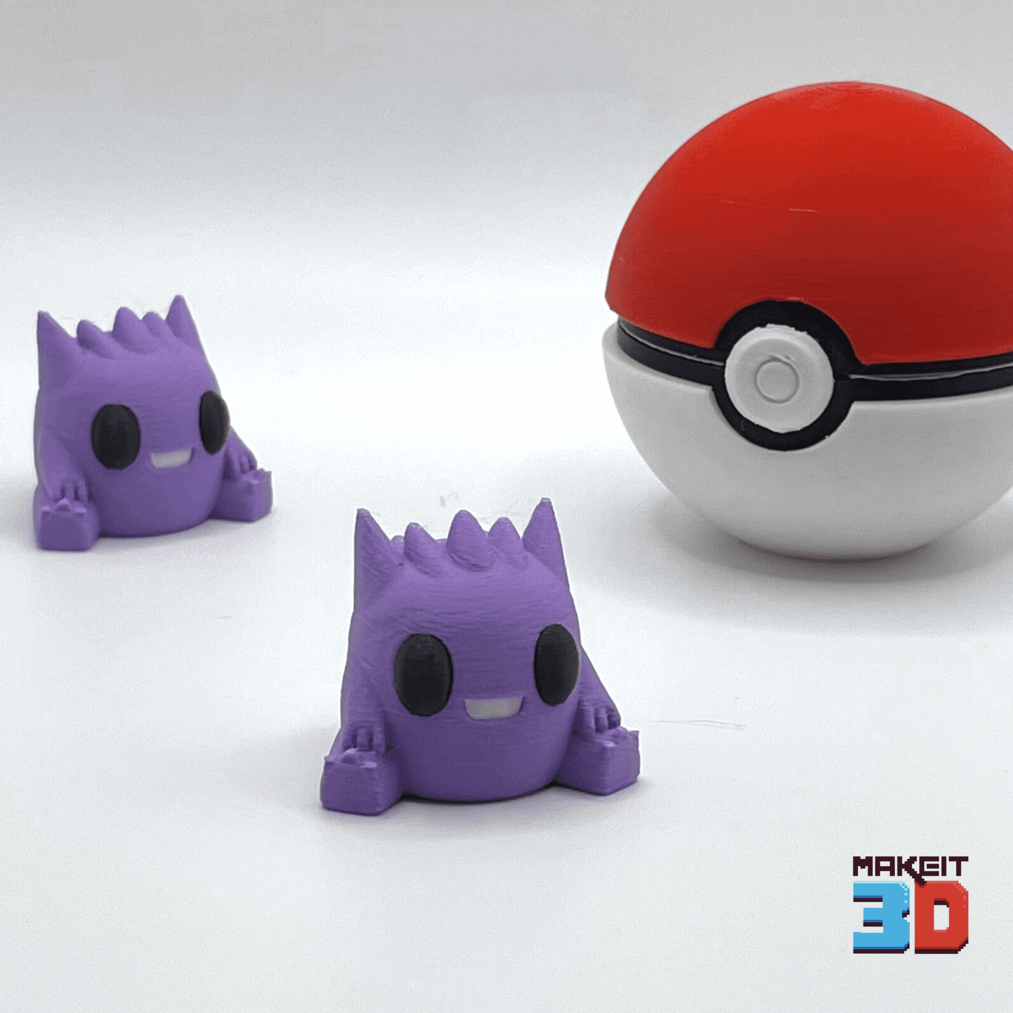 3D Printable Chibi Gengar 3d model