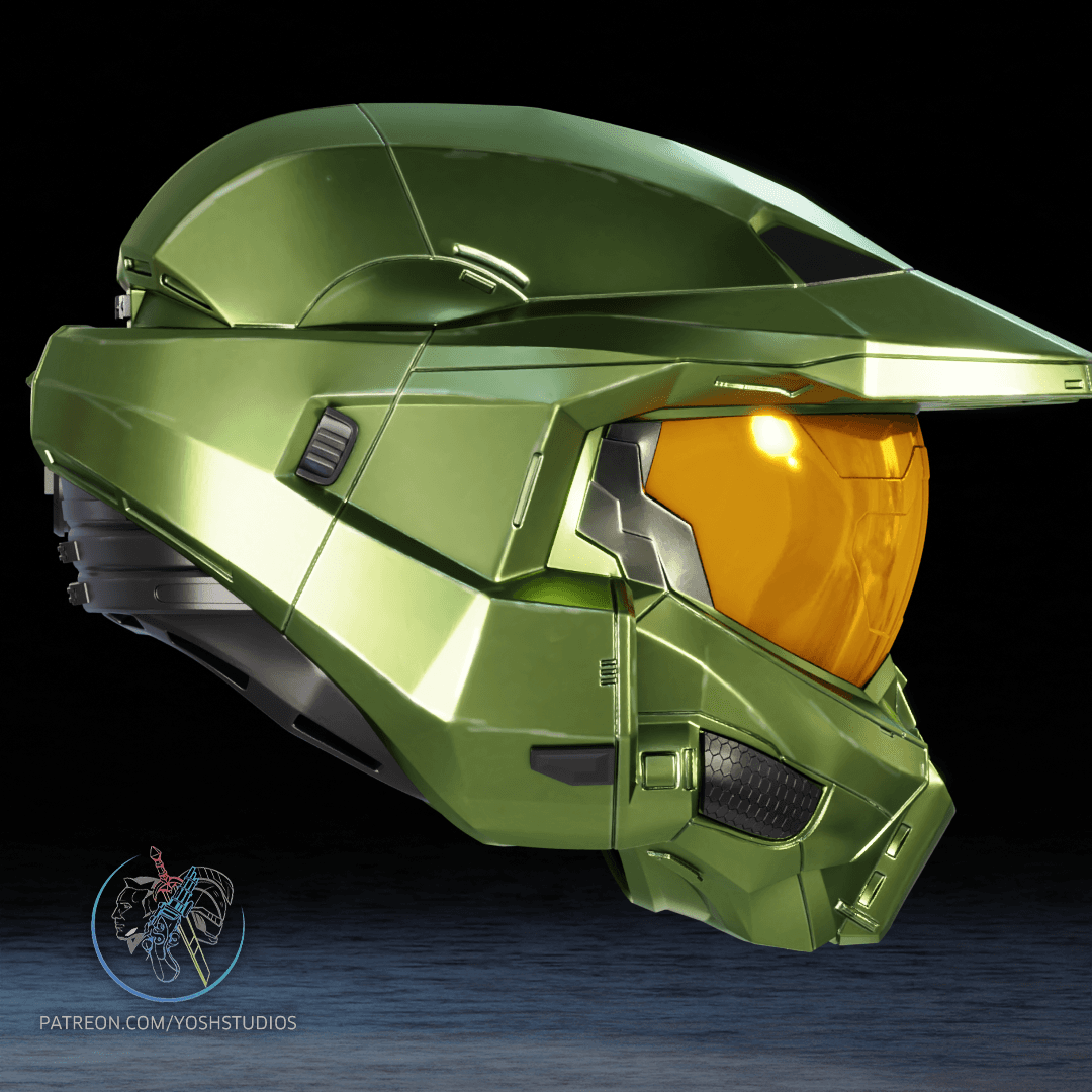 TV Show Master Chief Helmet 3D Printer File STL 3d model