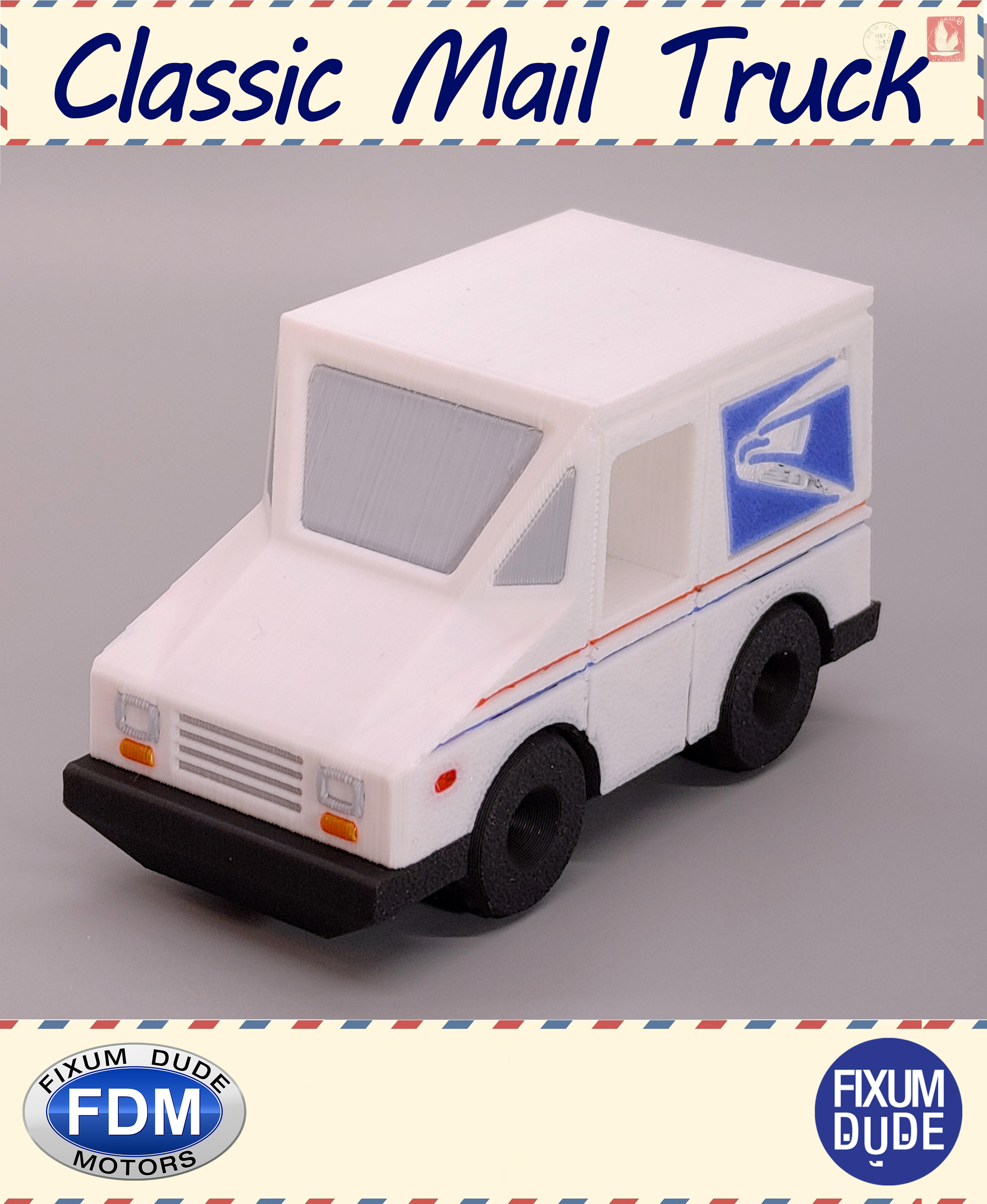  Fixum Dude Motors PIP Classic Mail Truck 3d model