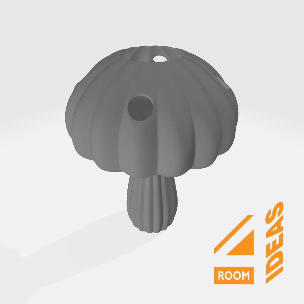 Mushroom Propagation Vase Set 3d model