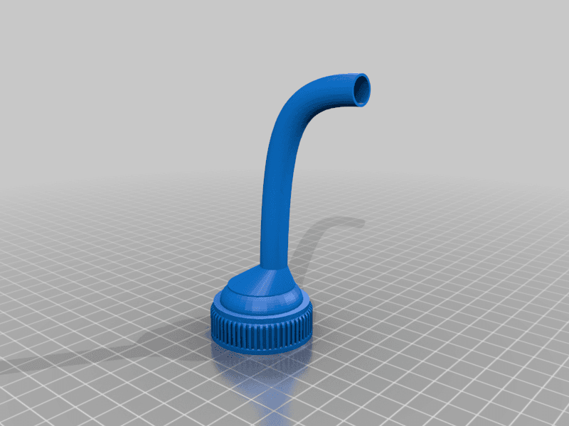 US milk jug screw on spout 3d model