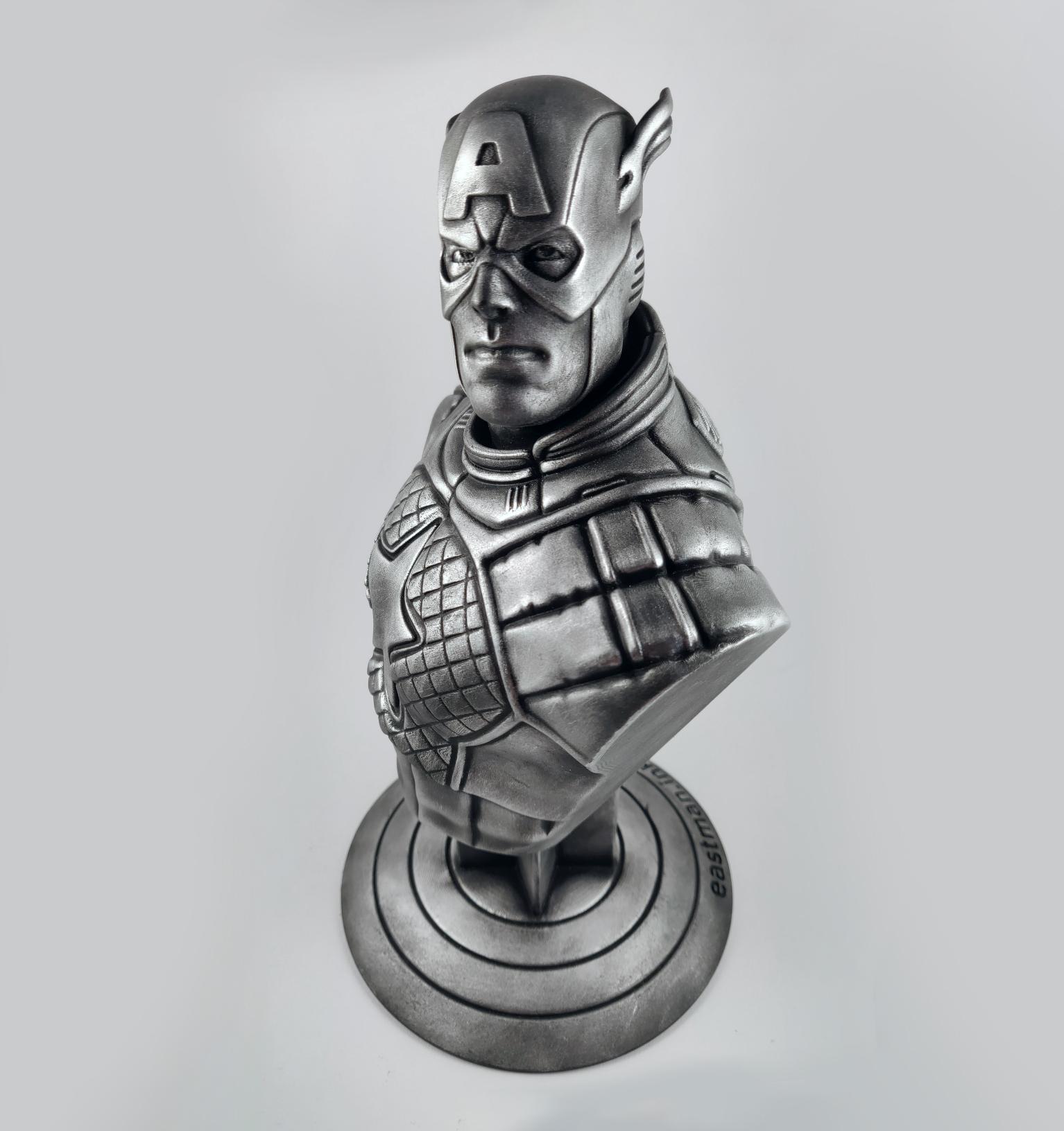 Captain America bust (fan art) 3d model