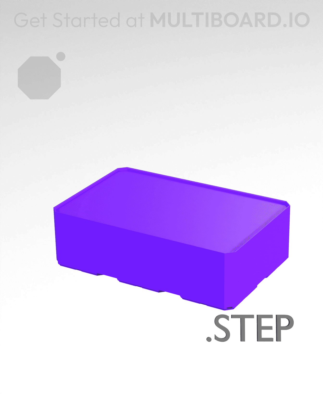 3x2x1 - Multibin Insert - STEP Remixing File 3d model