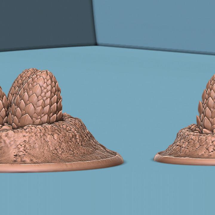 Dragon Egg Nest 3d model