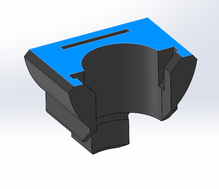 Hacksmith Mini-Saber Gen 2 Wall Mount 3d model