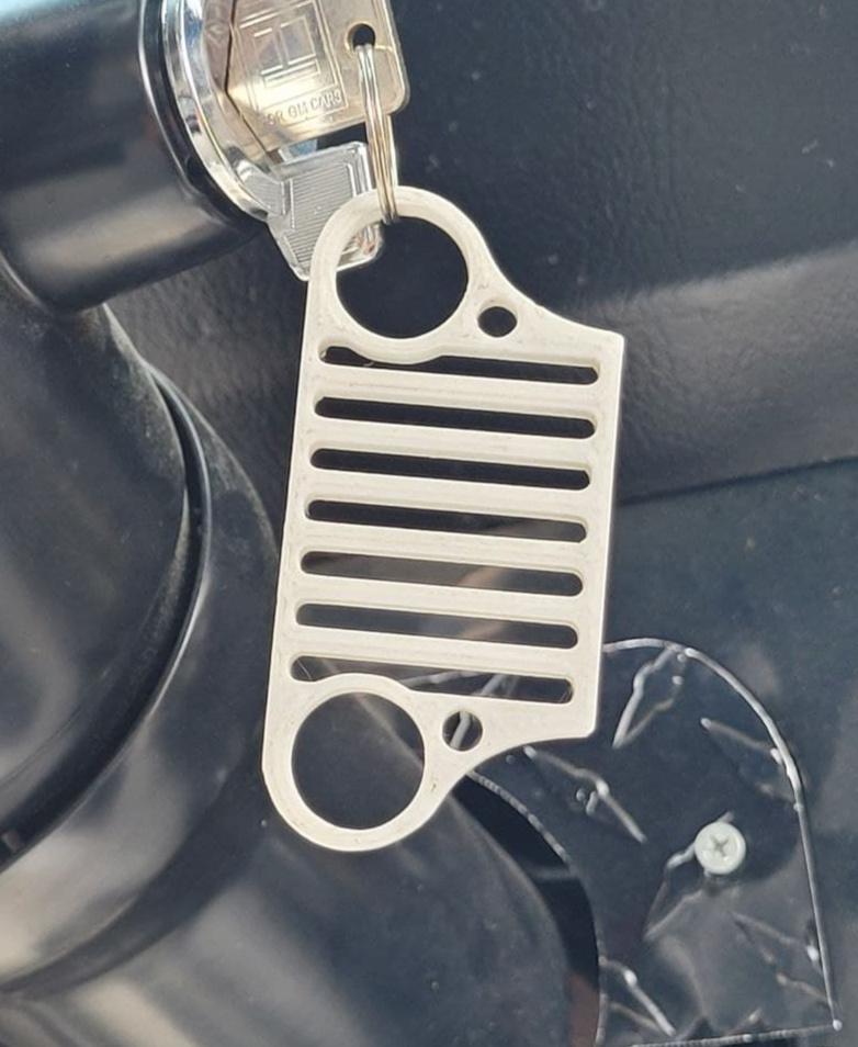 Jeep Grill Keychain / Fob 3d model