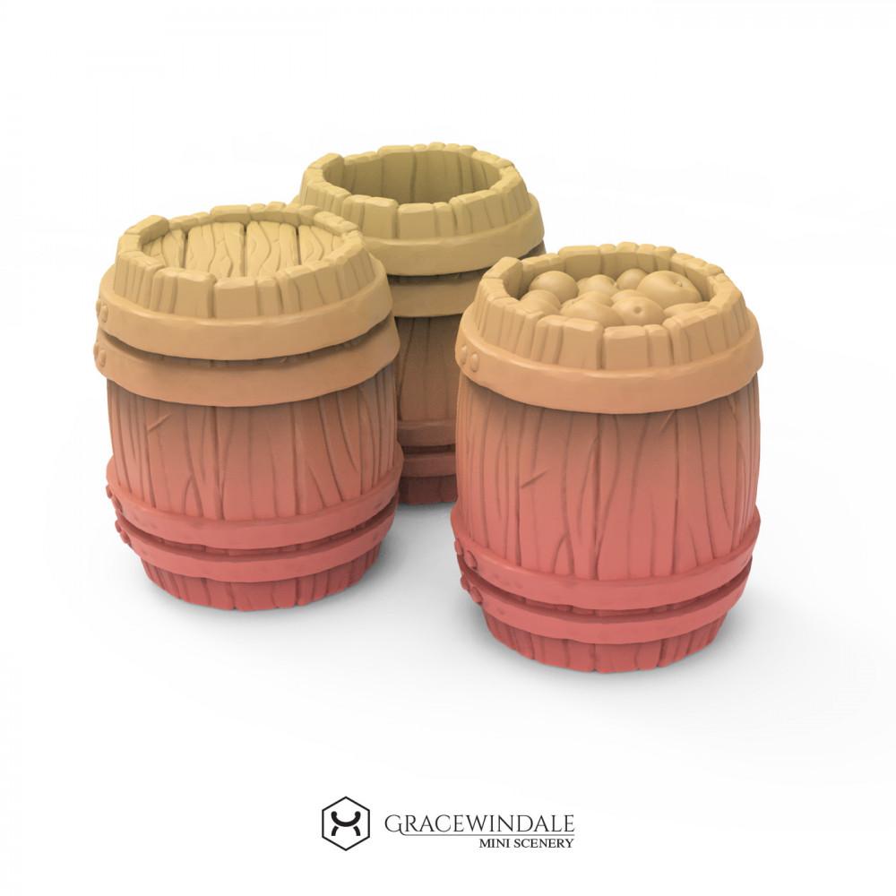 Tavern Furniture and Props Set 3d model