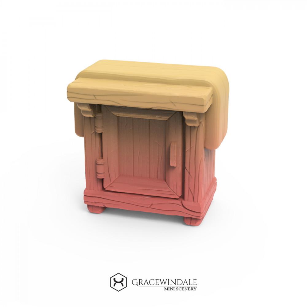 Tavern Furniture and Props Set 3d model