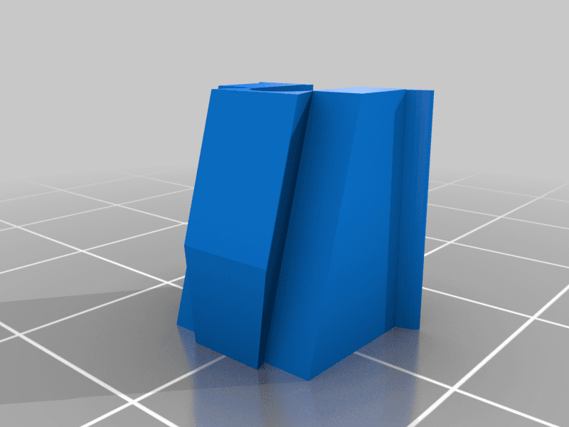 Compact Heat Bed Wedge Jack 3d model