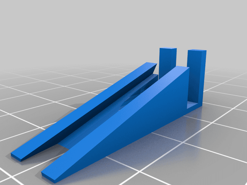 Compact Heat Bed Wedge Jack 3d model