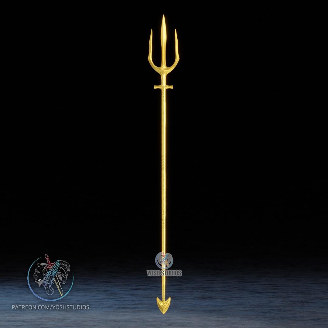 Aquaman2 Trident 3D Printer File STL 3d model