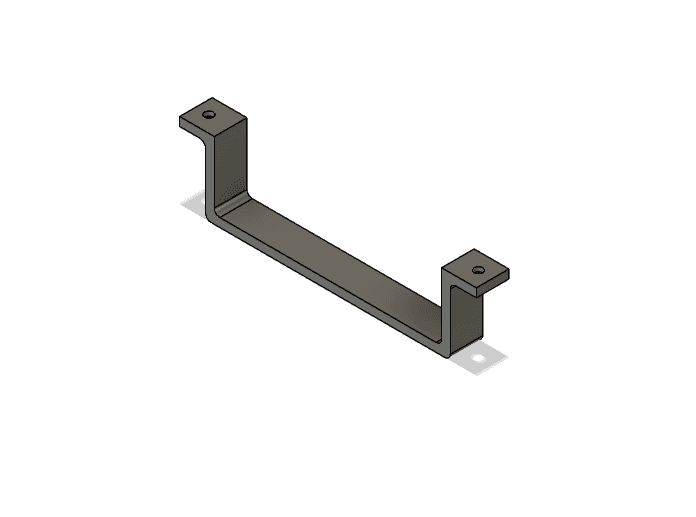 O2 + SDAC DAC/AMP BRACKET MOUNT 3d model