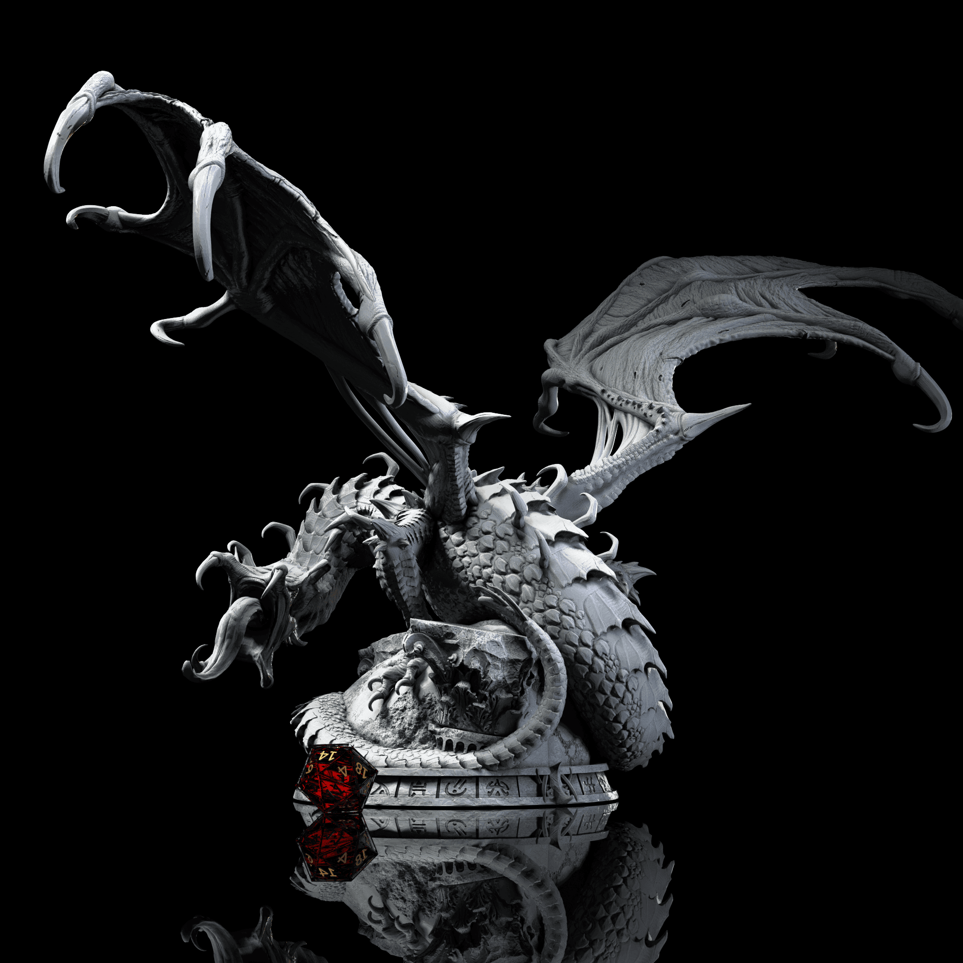 Snake Dragon (100mm) 3d model