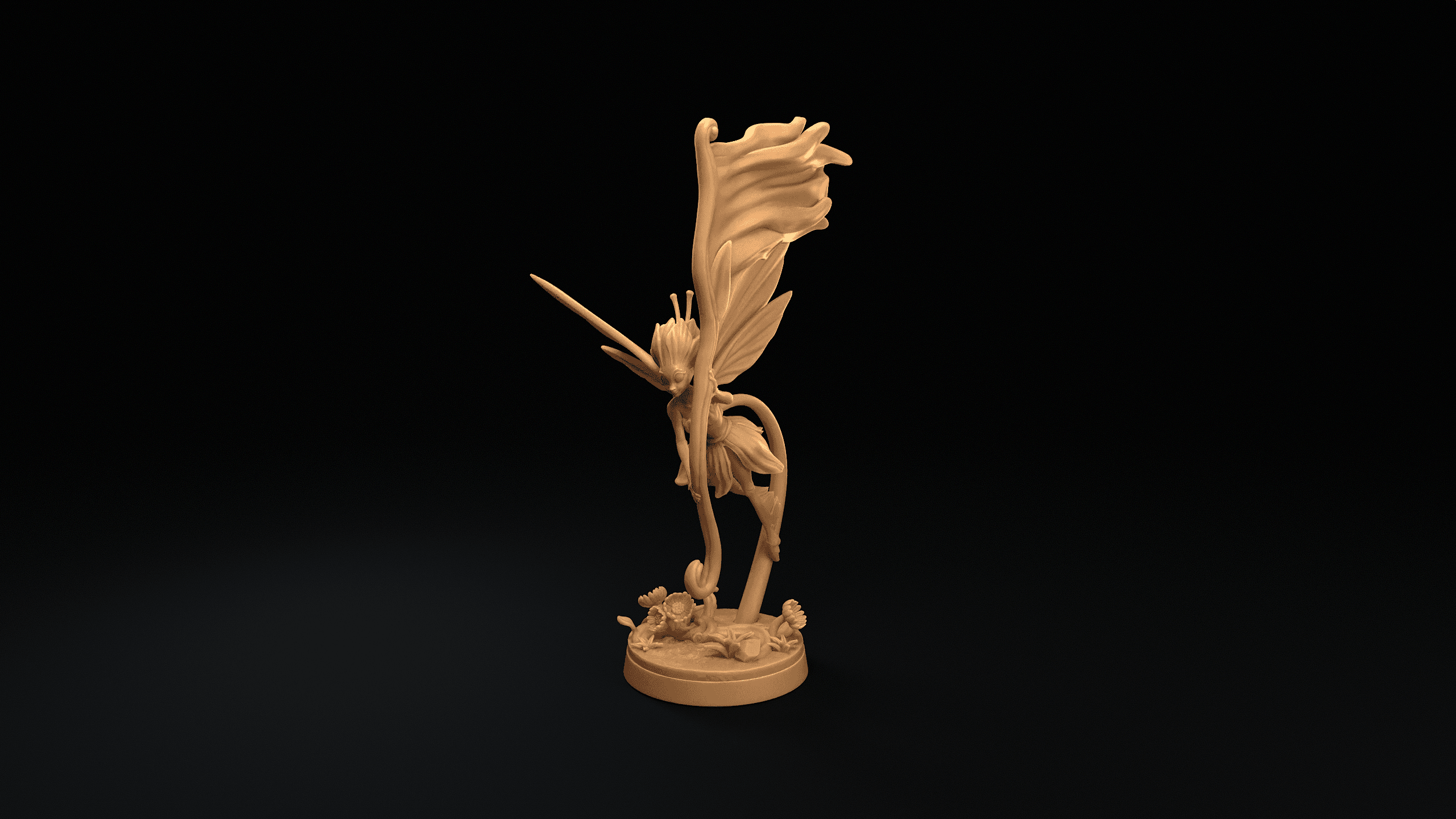 Seelie Guard Command Group Banner Bearer and Musician 3d model