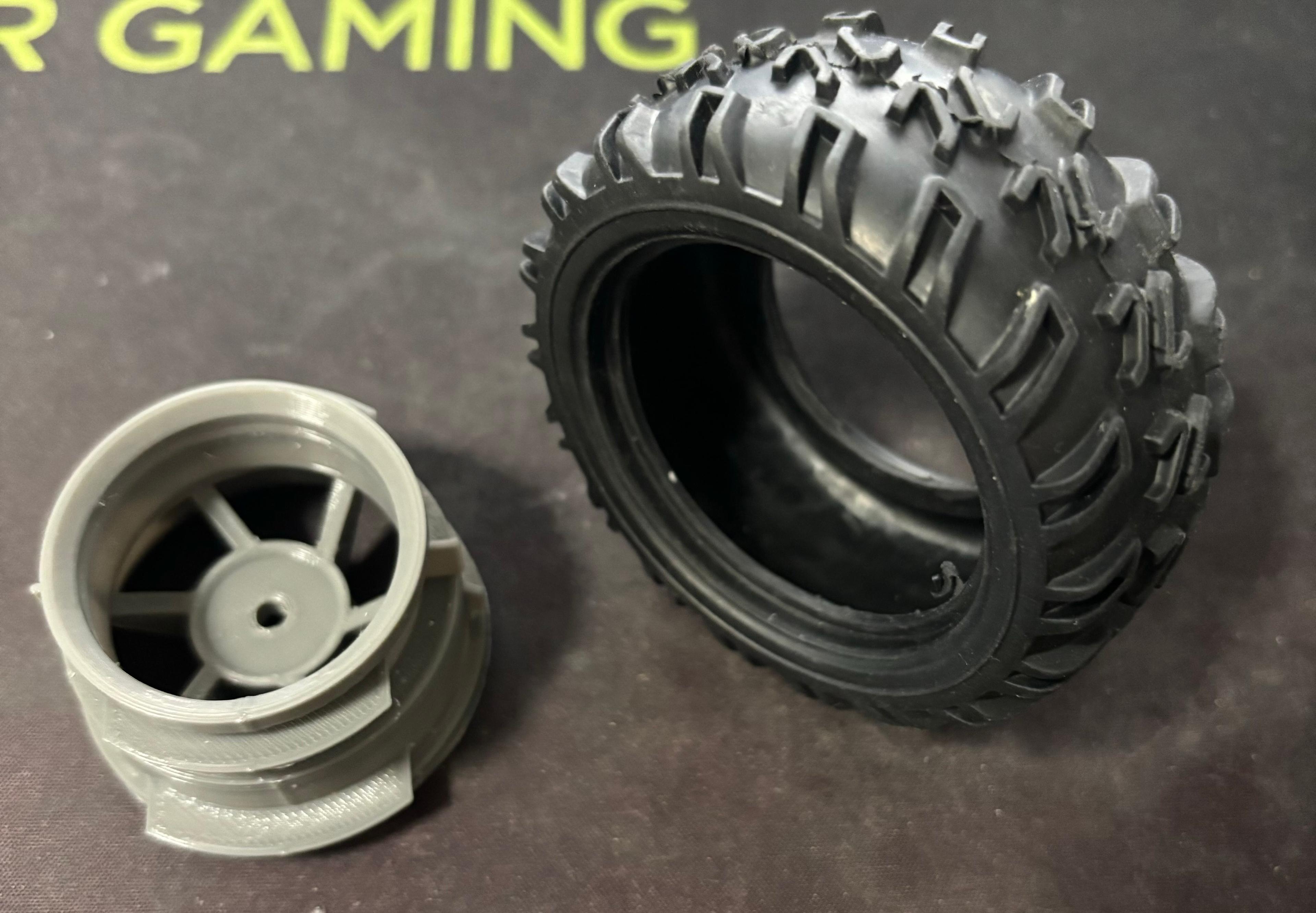 RC car wheel rim 3d model