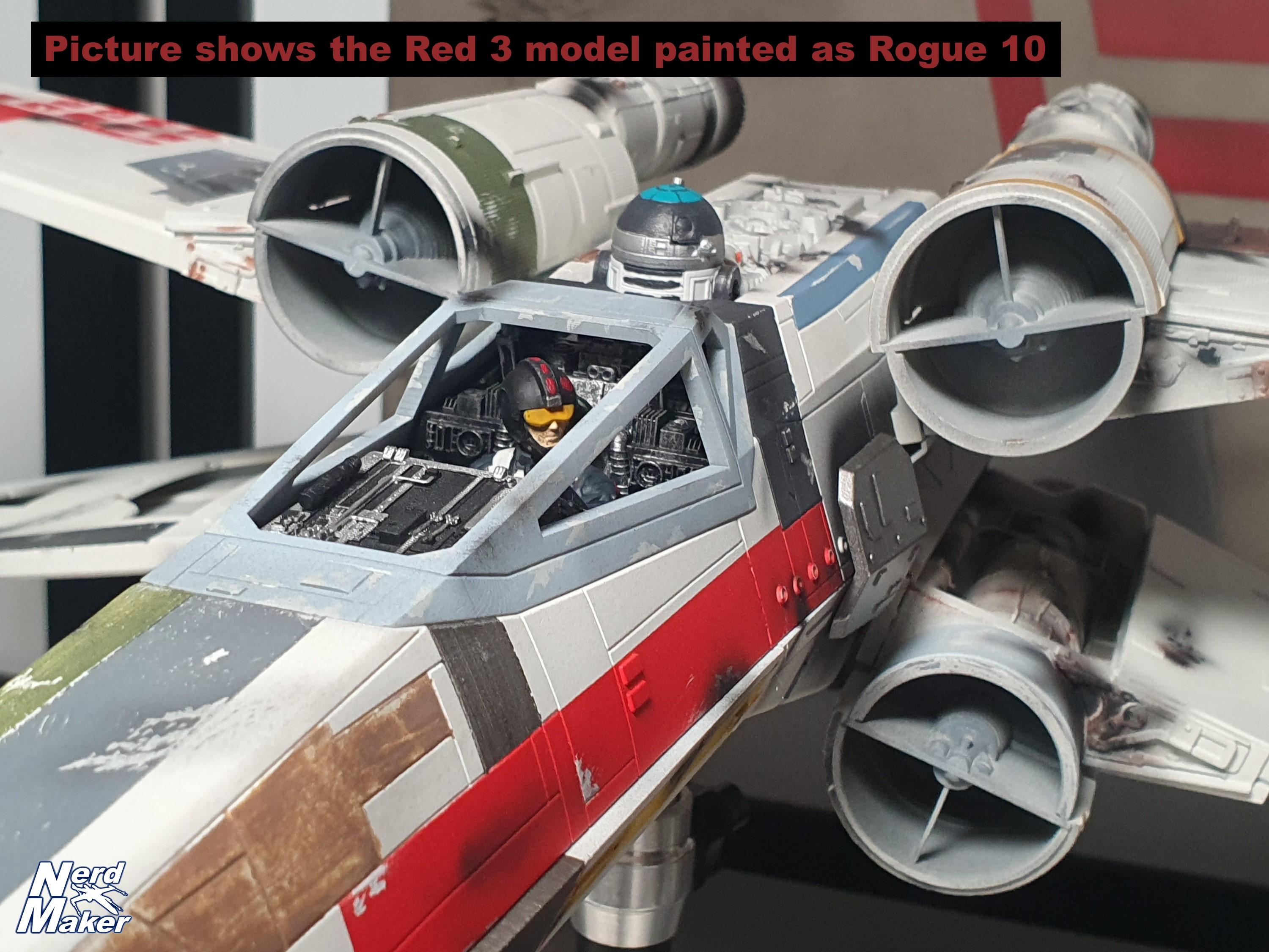 Model-X MK II 1/24 Studio Scale Red 5 3d model