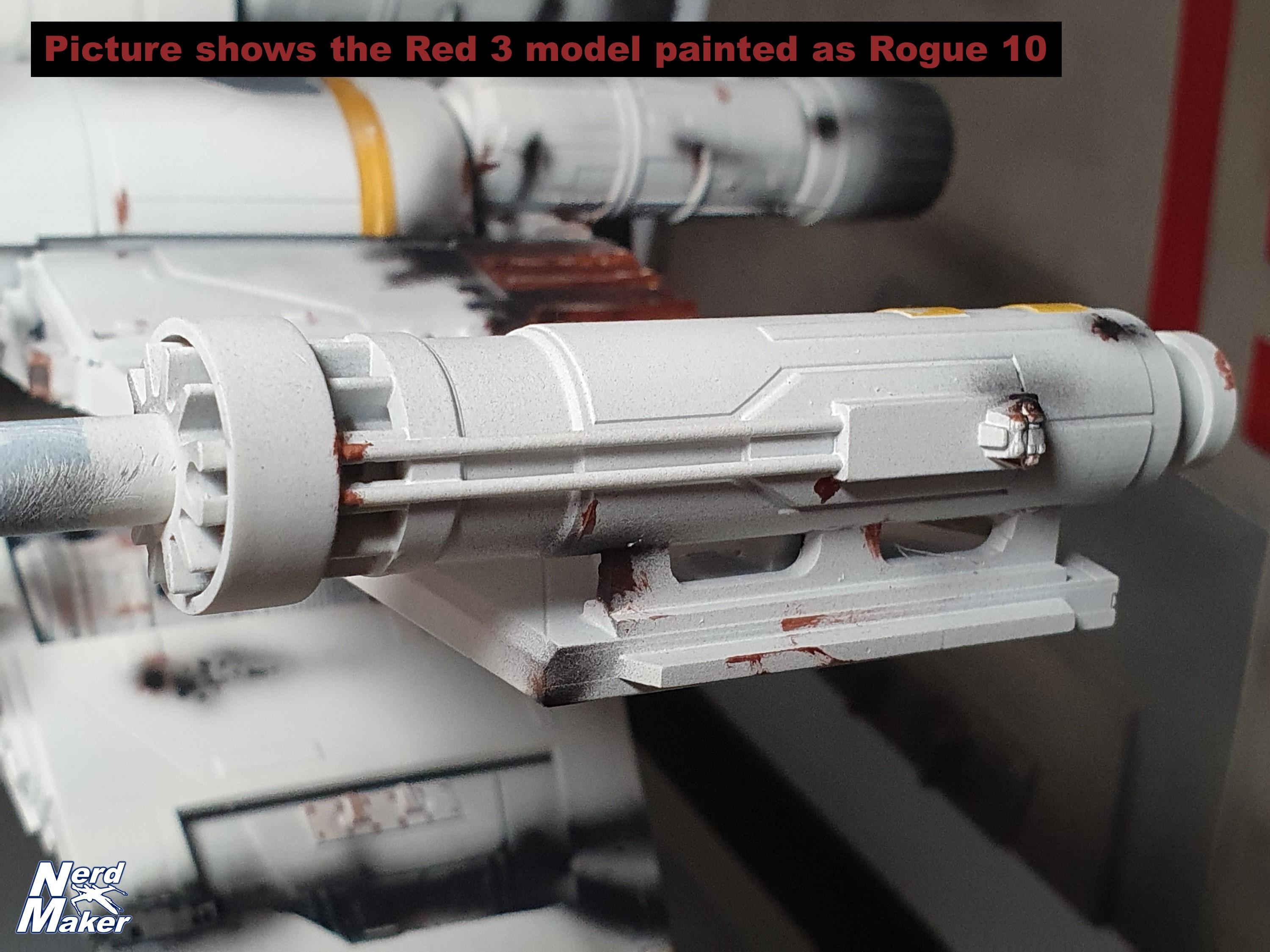 Model-X MK II 1/24 Studio Scale Red 5 3d model