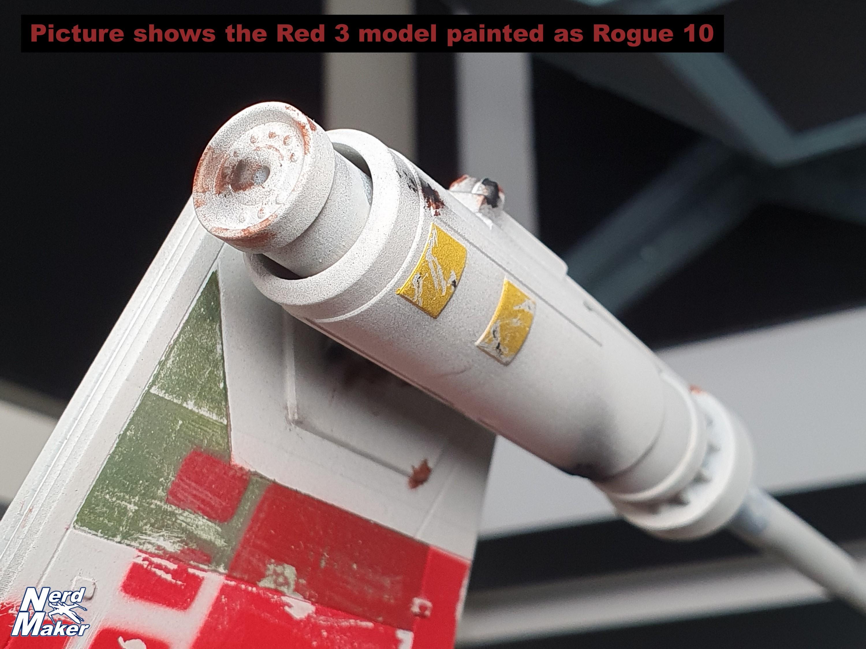 Model-X MK II 1/24 Studio Scale Red 5 3d model