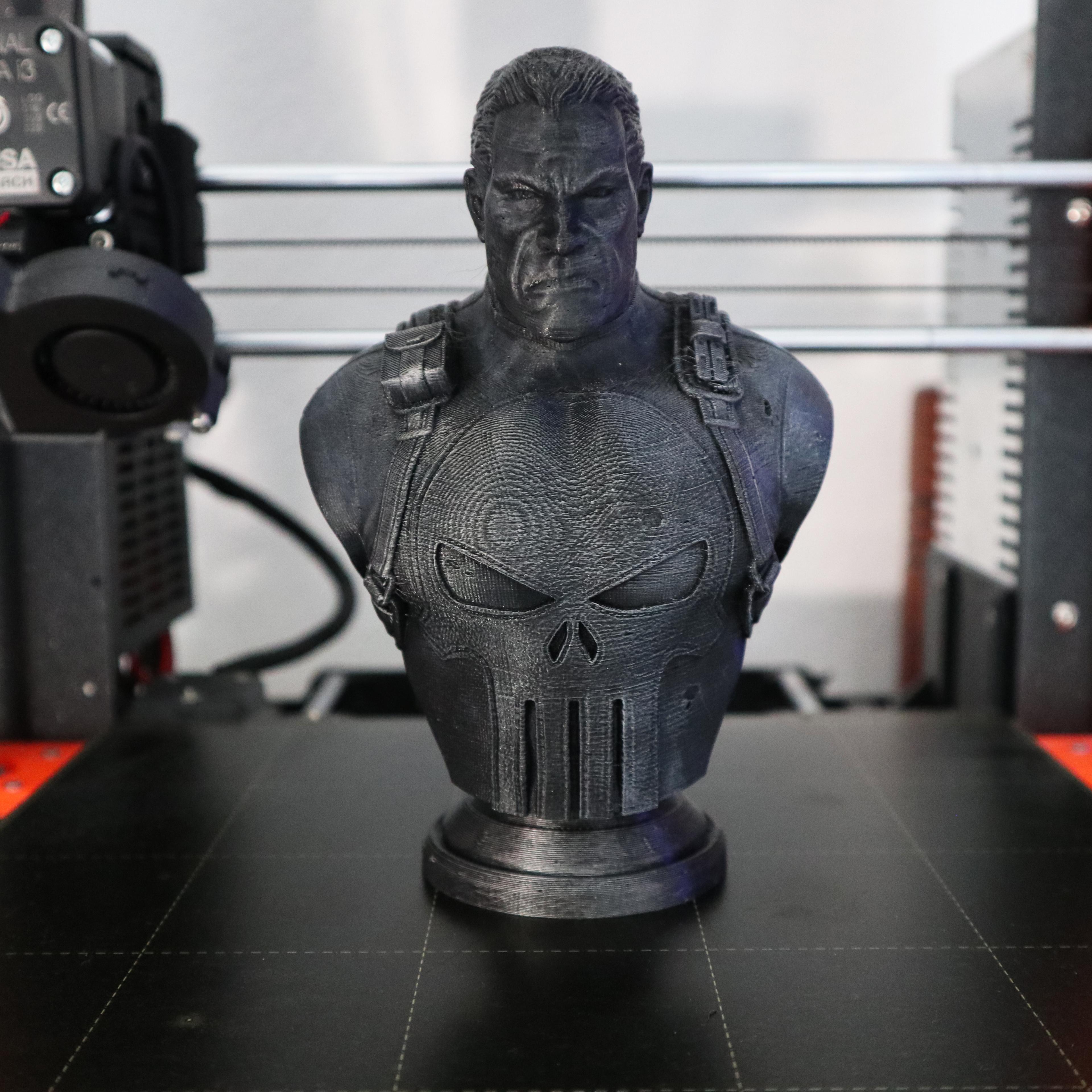 The Punisher Bust (Pre-Supported) 3d model