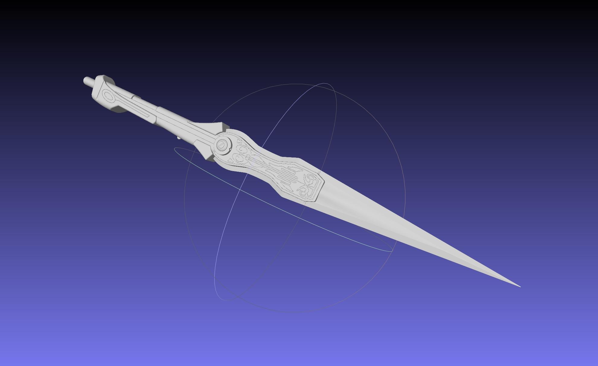 RWBY Pyrrha Nikos Spear Printable Assembly 3d model