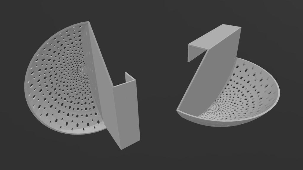 Kitchen Sink Pasta Noodle Strainer Clip 3d model