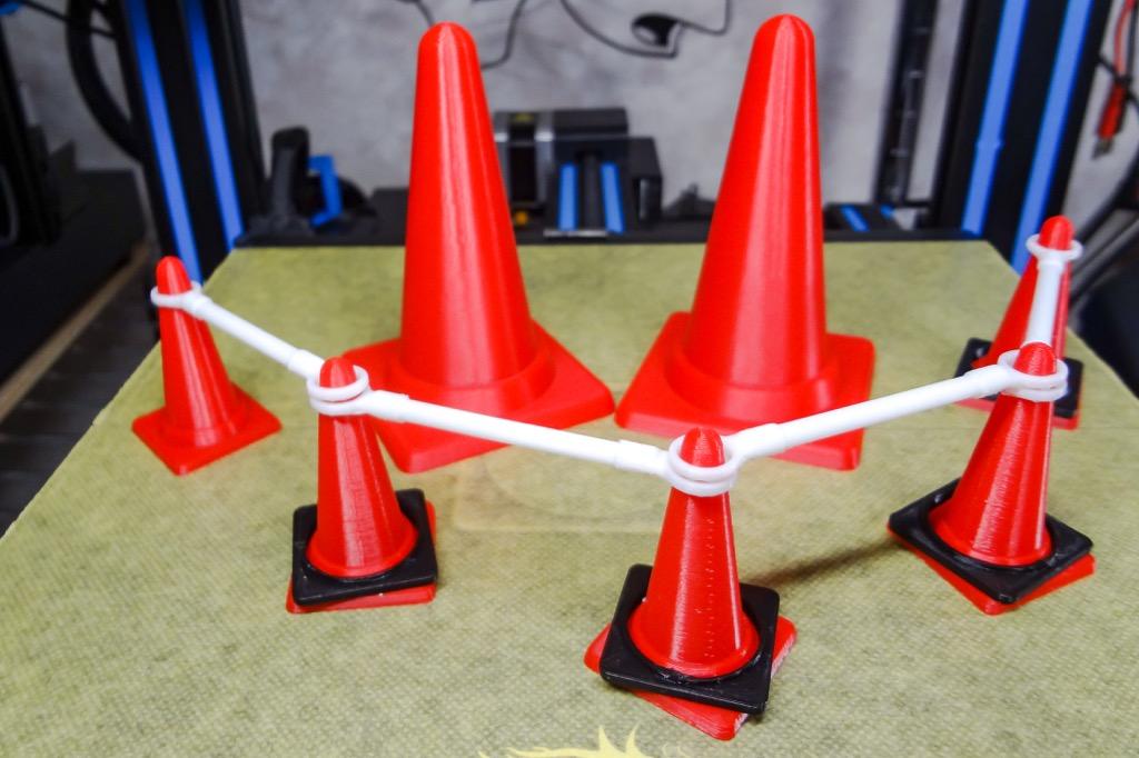 Mini Traffic Color Cone 3d model