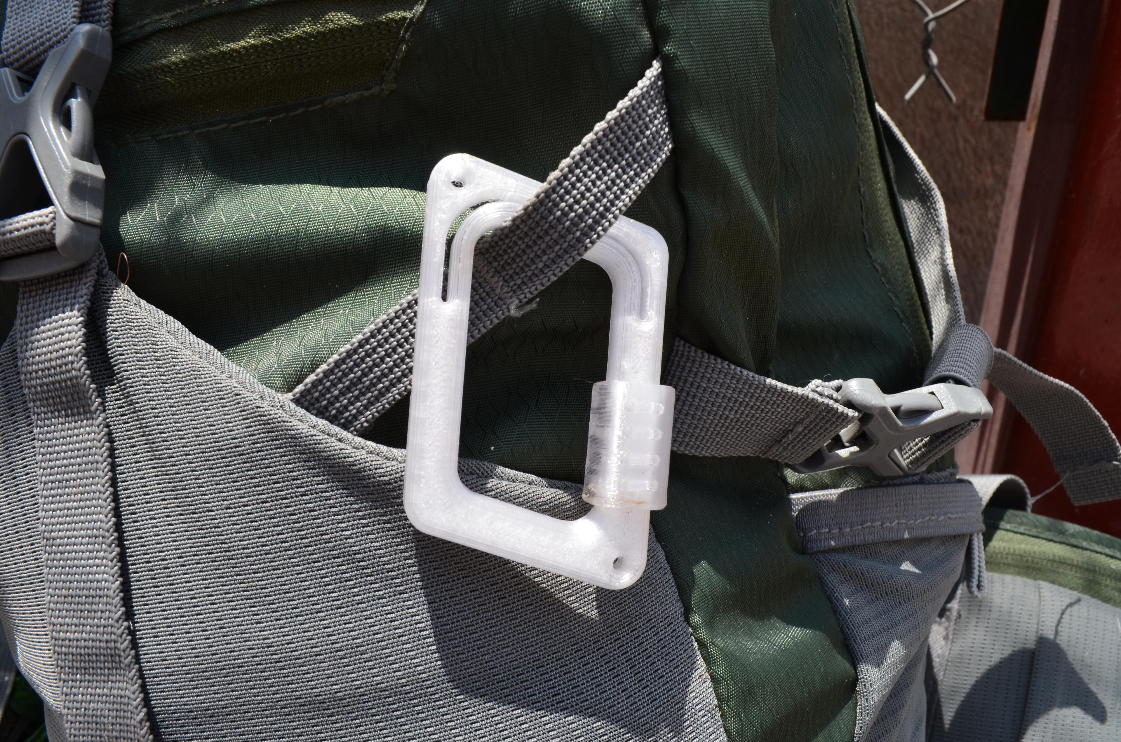 3D Printed Carabiner 3d model